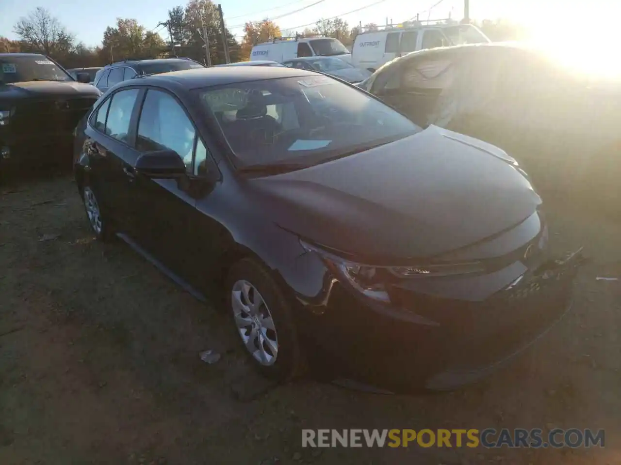 1 Photograph of a damaged car 5YFEPMAE3MP221364 TOYOTA COROLLA 2021