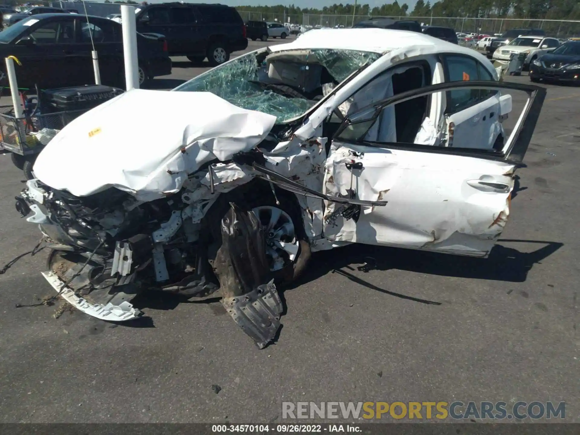 6 Photograph of a damaged car 5YFEPMAE3MP221400 TOYOTA COROLLA 2021