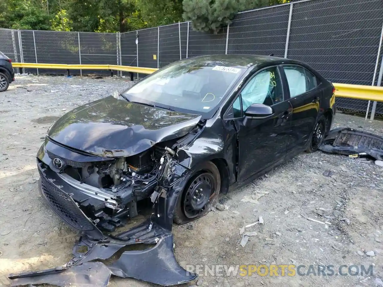 2 Photograph of a damaged car 5YFEPMAE3MP221493 TOYOTA COROLLA 2021