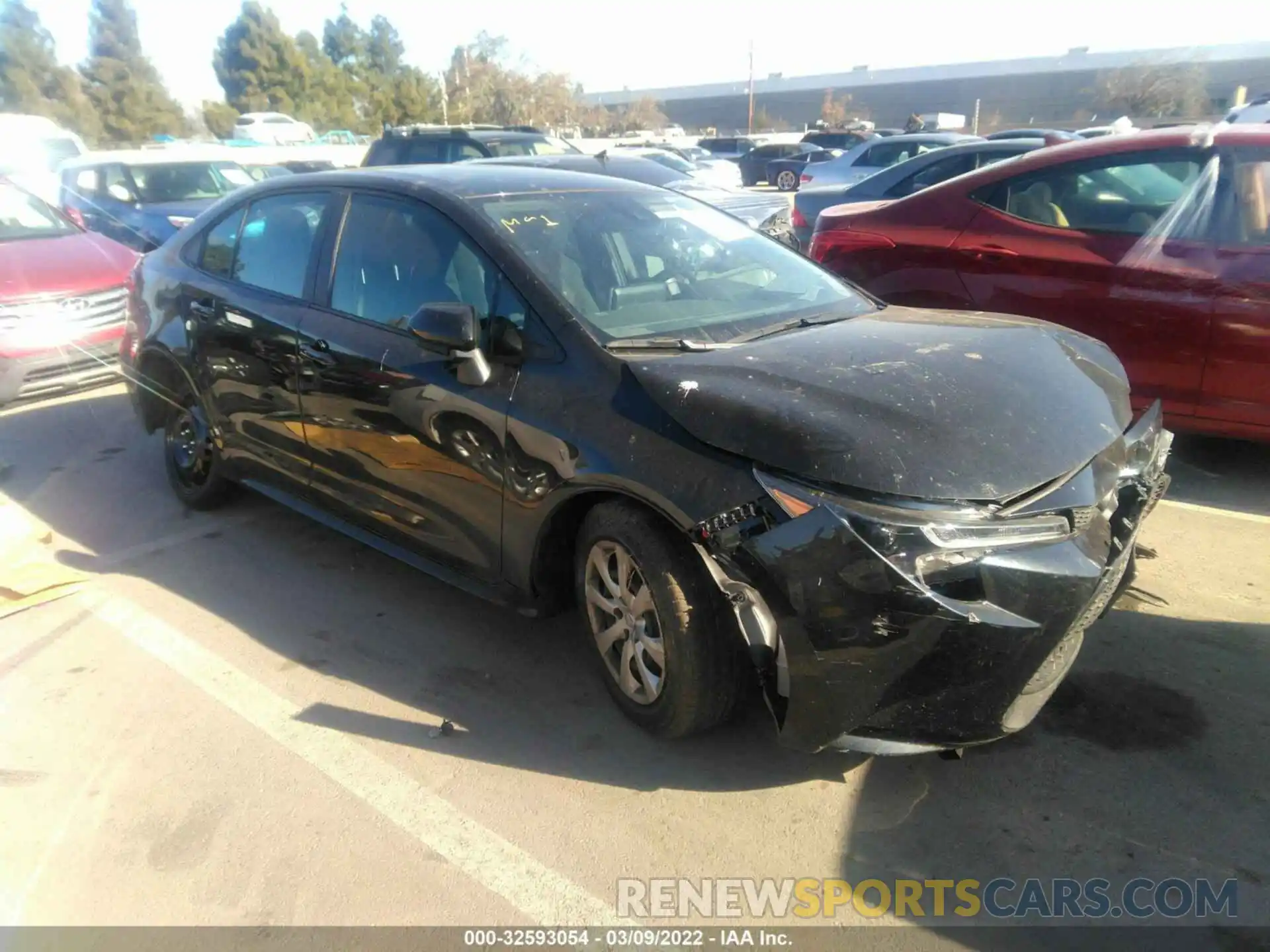 1 Photograph of a damaged car 5YFEPMAE3MP222305 TOYOTA COROLLA 2021