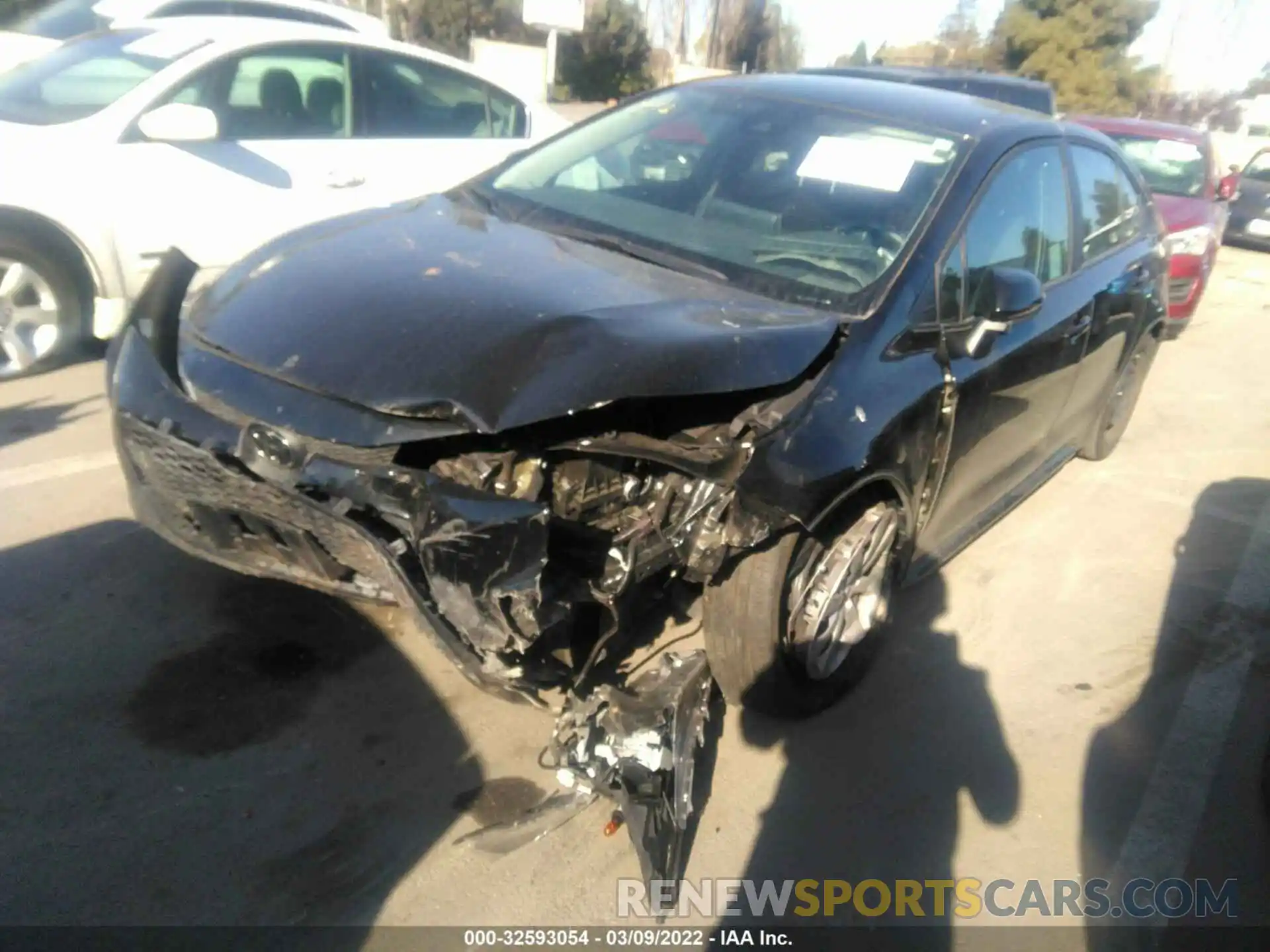 2 Photograph of a damaged car 5YFEPMAE3MP222305 TOYOTA COROLLA 2021