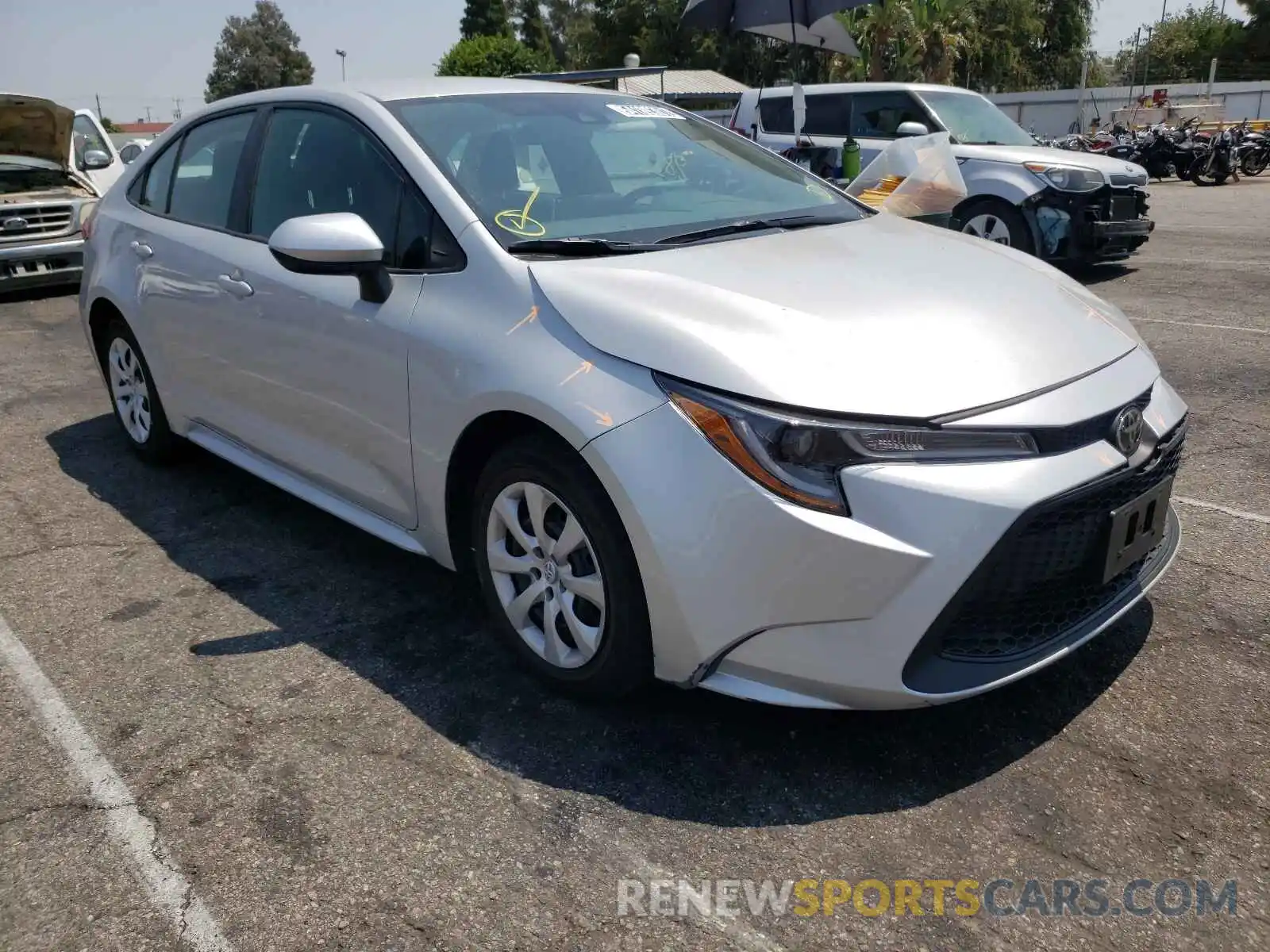 1 Photograph of a damaged car 5YFEPMAE3MP224099 TOYOTA COROLLA 2021