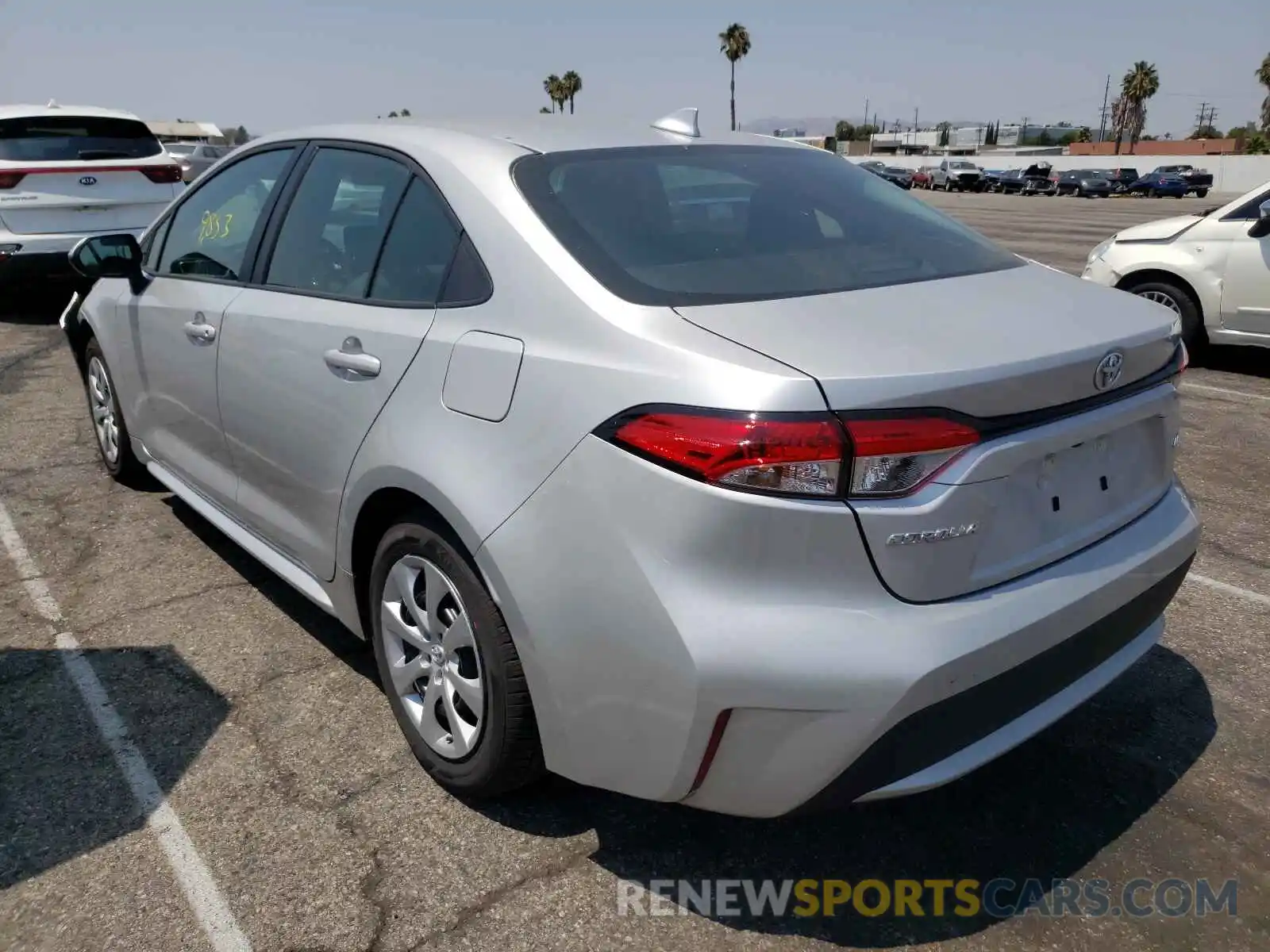 3 Photograph of a damaged car 5YFEPMAE3MP224099 TOYOTA COROLLA 2021