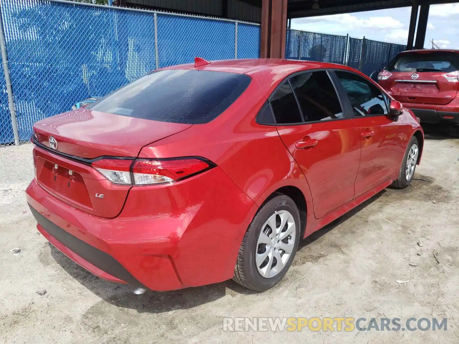 4 Photograph of a damaged car 5YFEPMAE3MP224779 TOYOTA COROLLA 2021