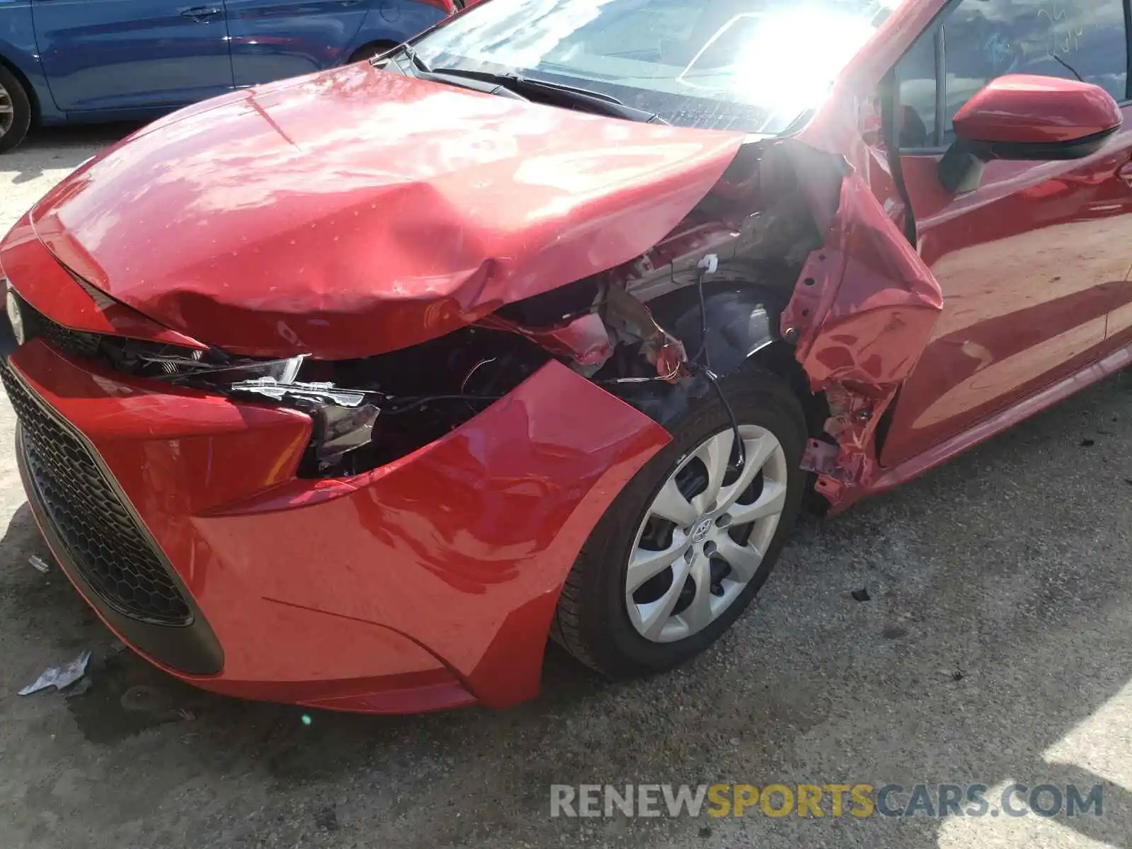 9 Photograph of a damaged car 5YFEPMAE3MP224779 TOYOTA COROLLA 2021