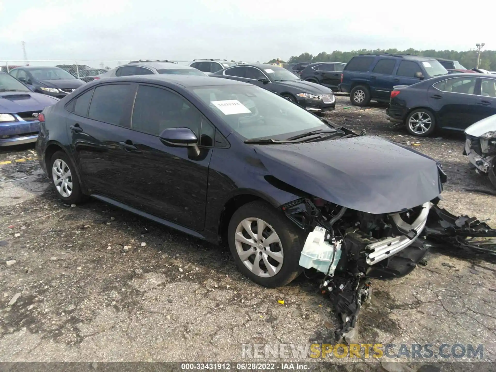 1 Photograph of a damaged car 5YFEPMAE3MP226015 TOYOTA COROLLA 2021