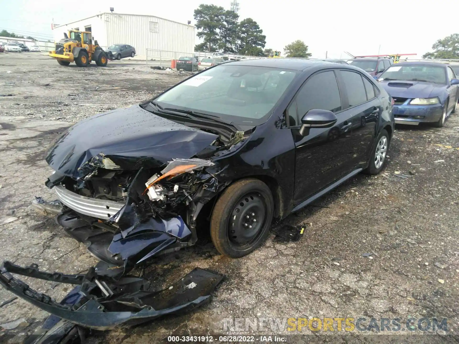 2 Photograph of a damaged car 5YFEPMAE3MP226015 TOYOTA COROLLA 2021