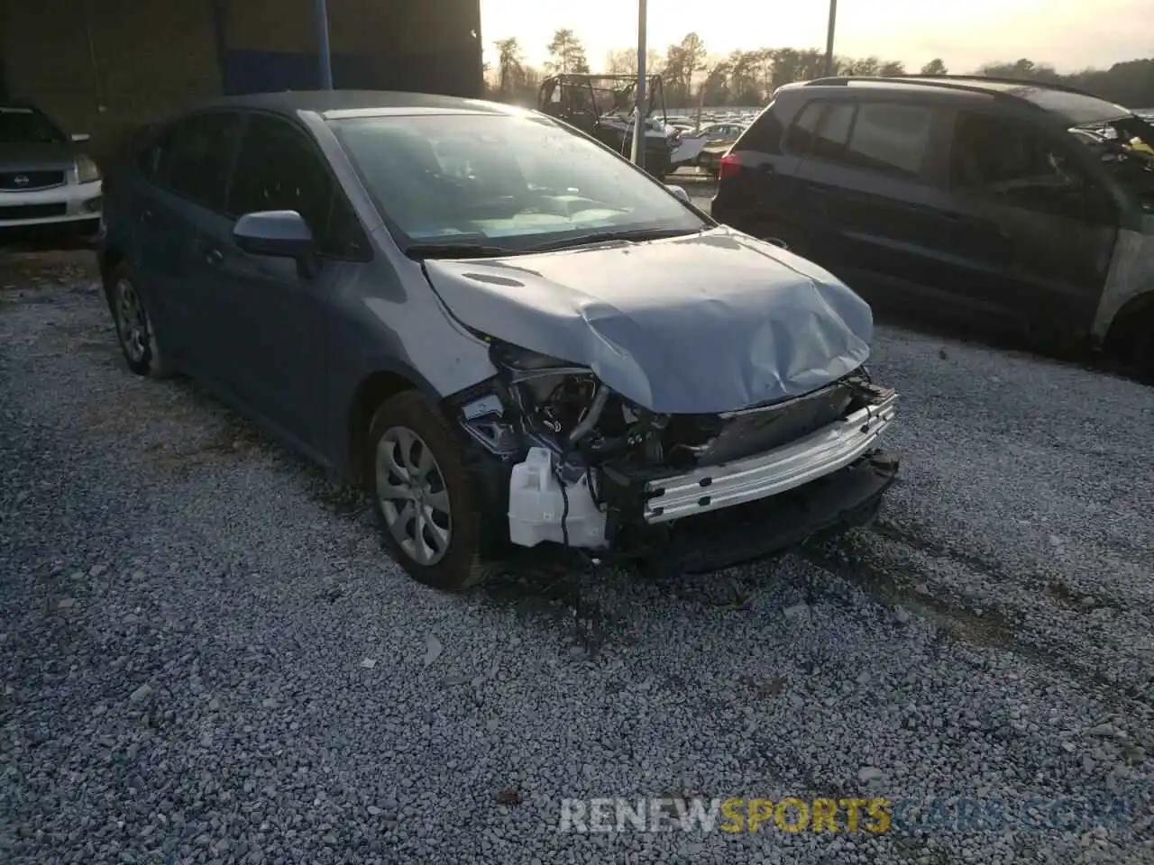 1 Photograph of a damaged car 5YFEPMAE3MP227858 TOYOTA COROLLA 2021