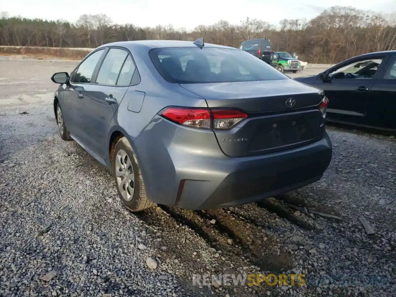 3 Photograph of a damaged car 5YFEPMAE3MP227858 TOYOTA COROLLA 2021