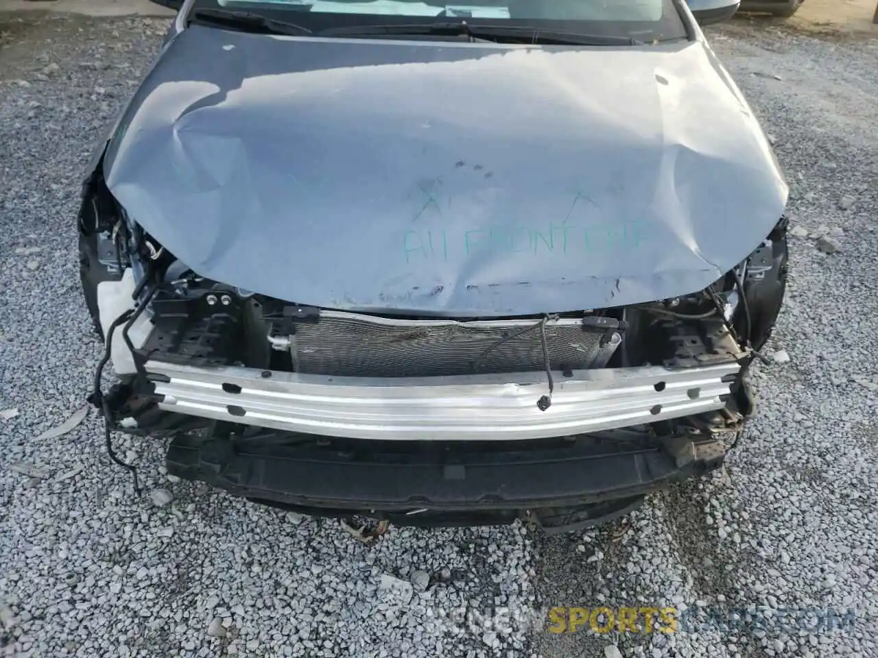 9 Photograph of a damaged car 5YFEPMAE3MP227858 TOYOTA COROLLA 2021