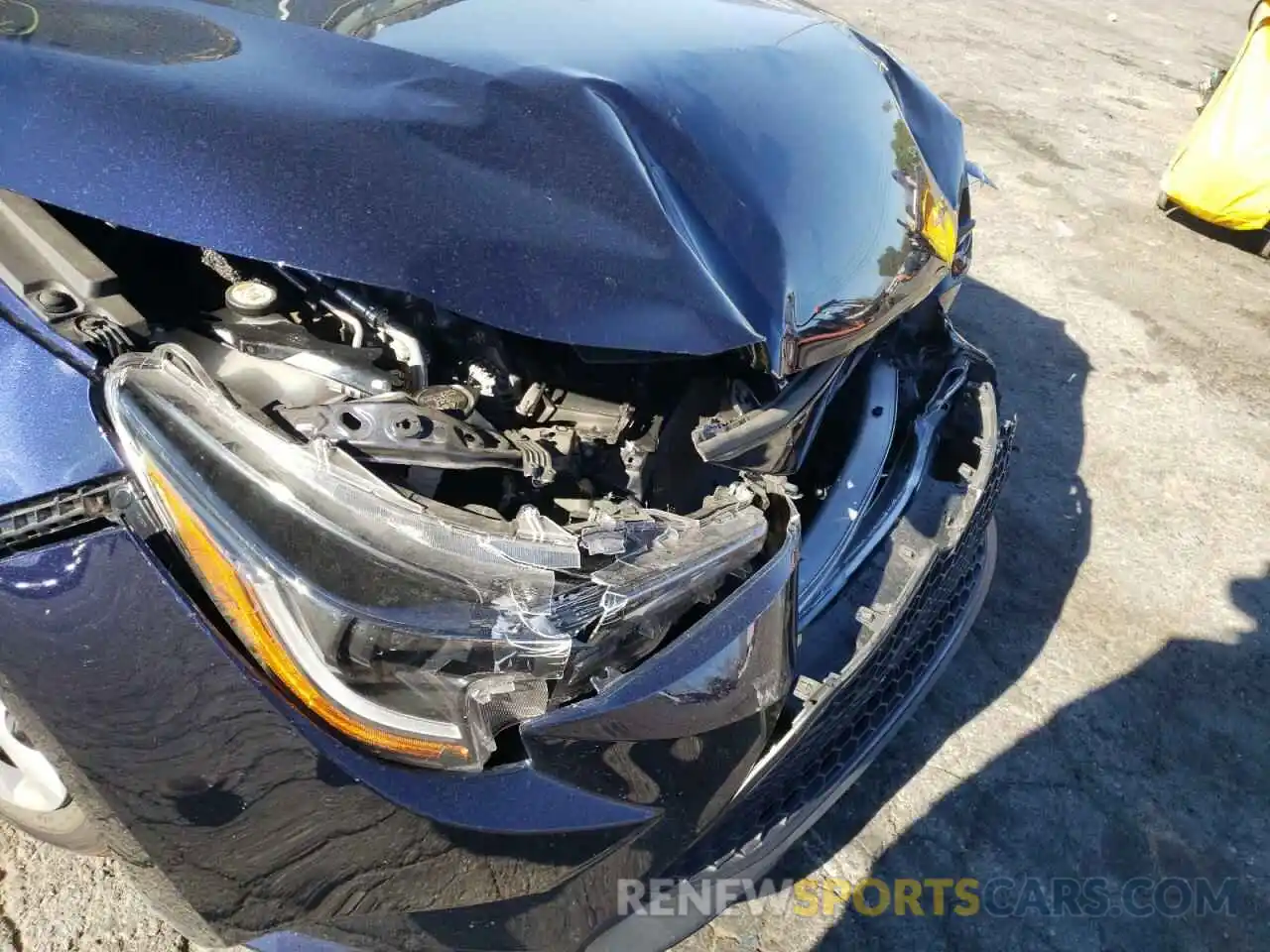 9 Photograph of a damaged car 5YFEPMAE3MP228329 TOYOTA COROLLA 2021