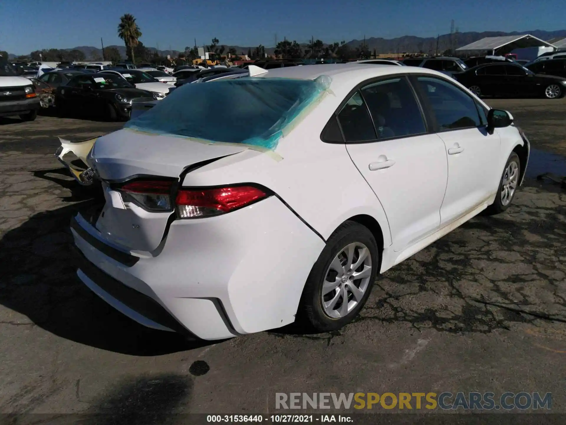 4 Photograph of a damaged car 5YFEPMAE3MP229819 TOYOTA COROLLA 2021