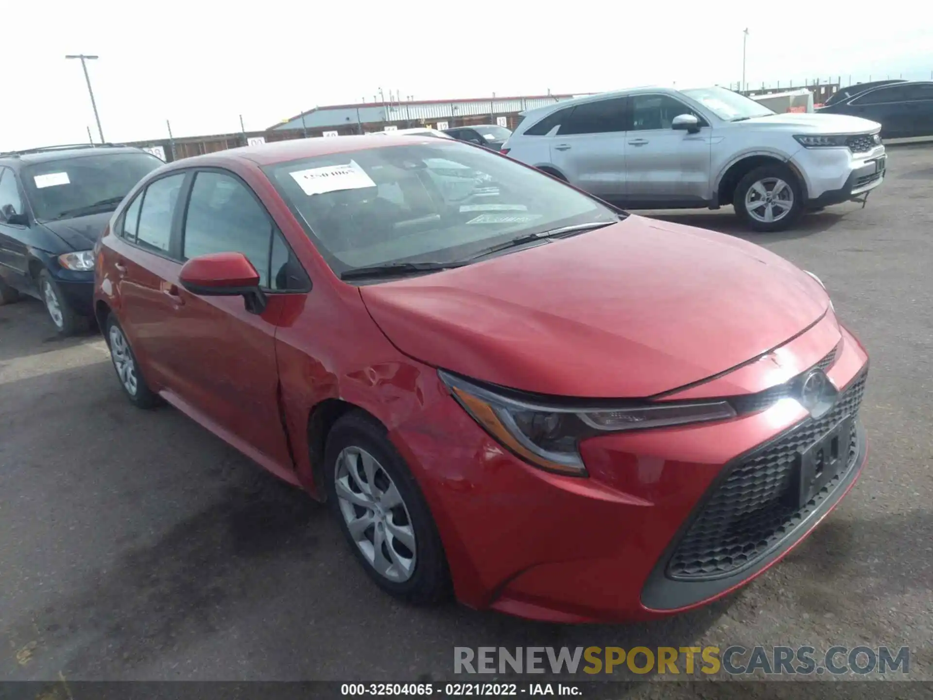 1 Photograph of a damaged car 5YFEPMAE3MP230596 TOYOTA COROLLA 2021