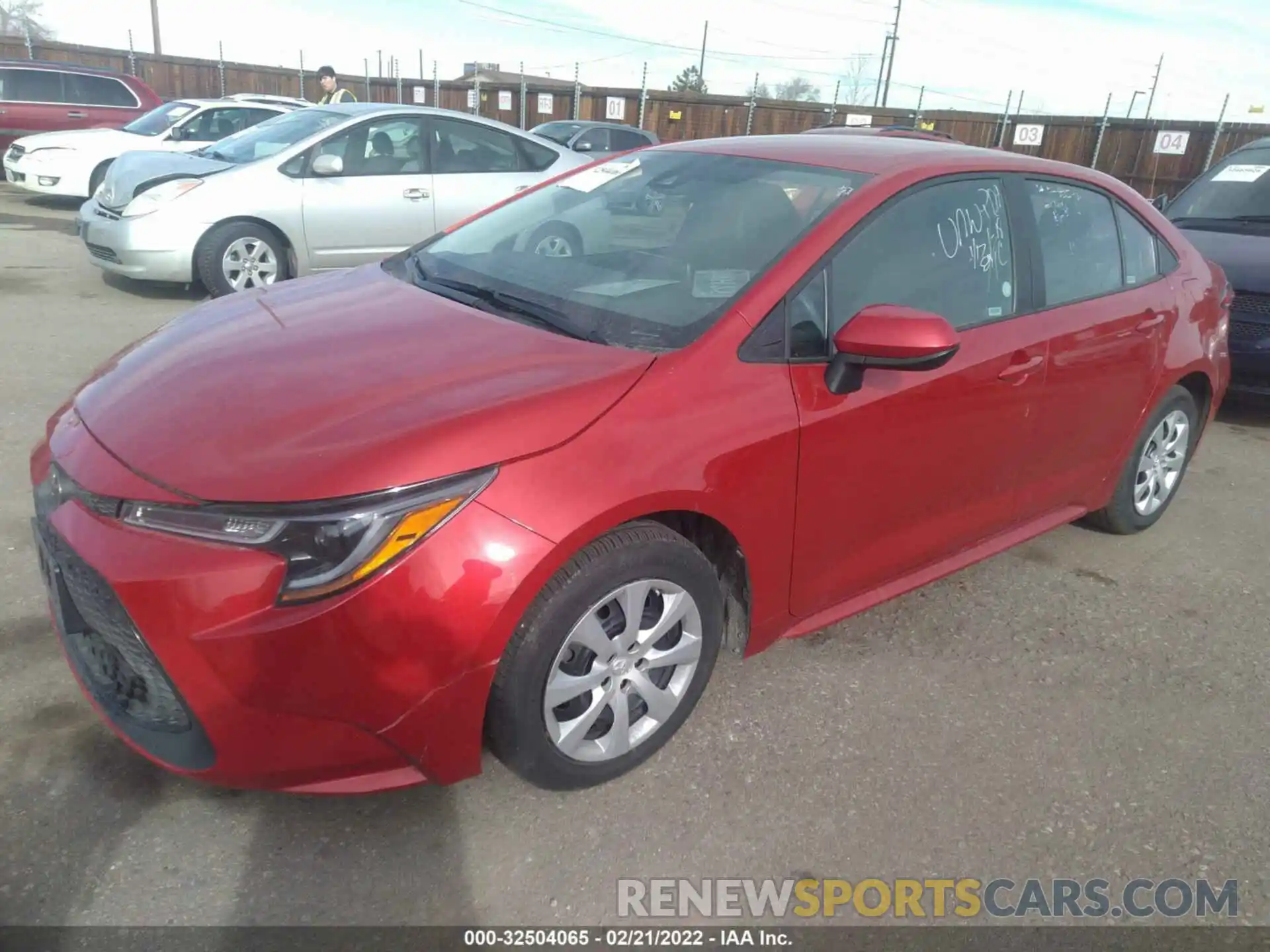 2 Photograph of a damaged car 5YFEPMAE3MP230596 TOYOTA COROLLA 2021