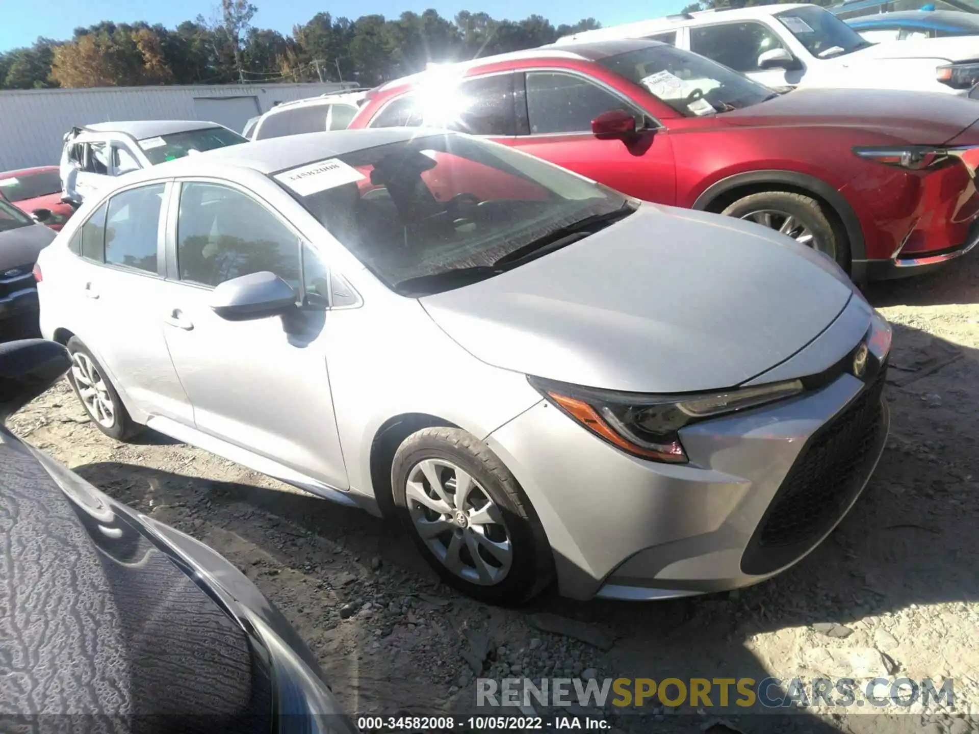 1 Photograph of a damaged car 5YFEPMAE3MP231179 TOYOTA COROLLA 2021