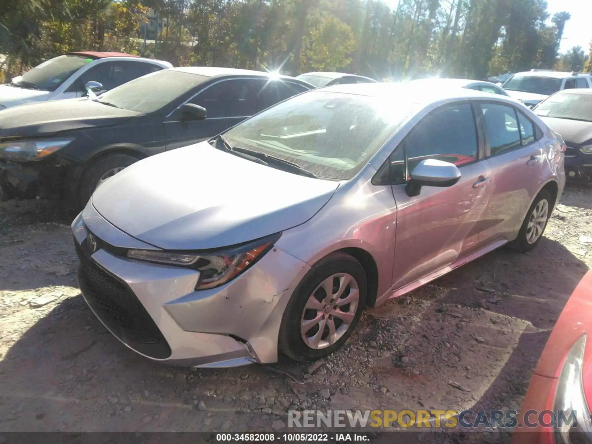 2 Photograph of a damaged car 5YFEPMAE3MP231179 TOYOTA COROLLA 2021