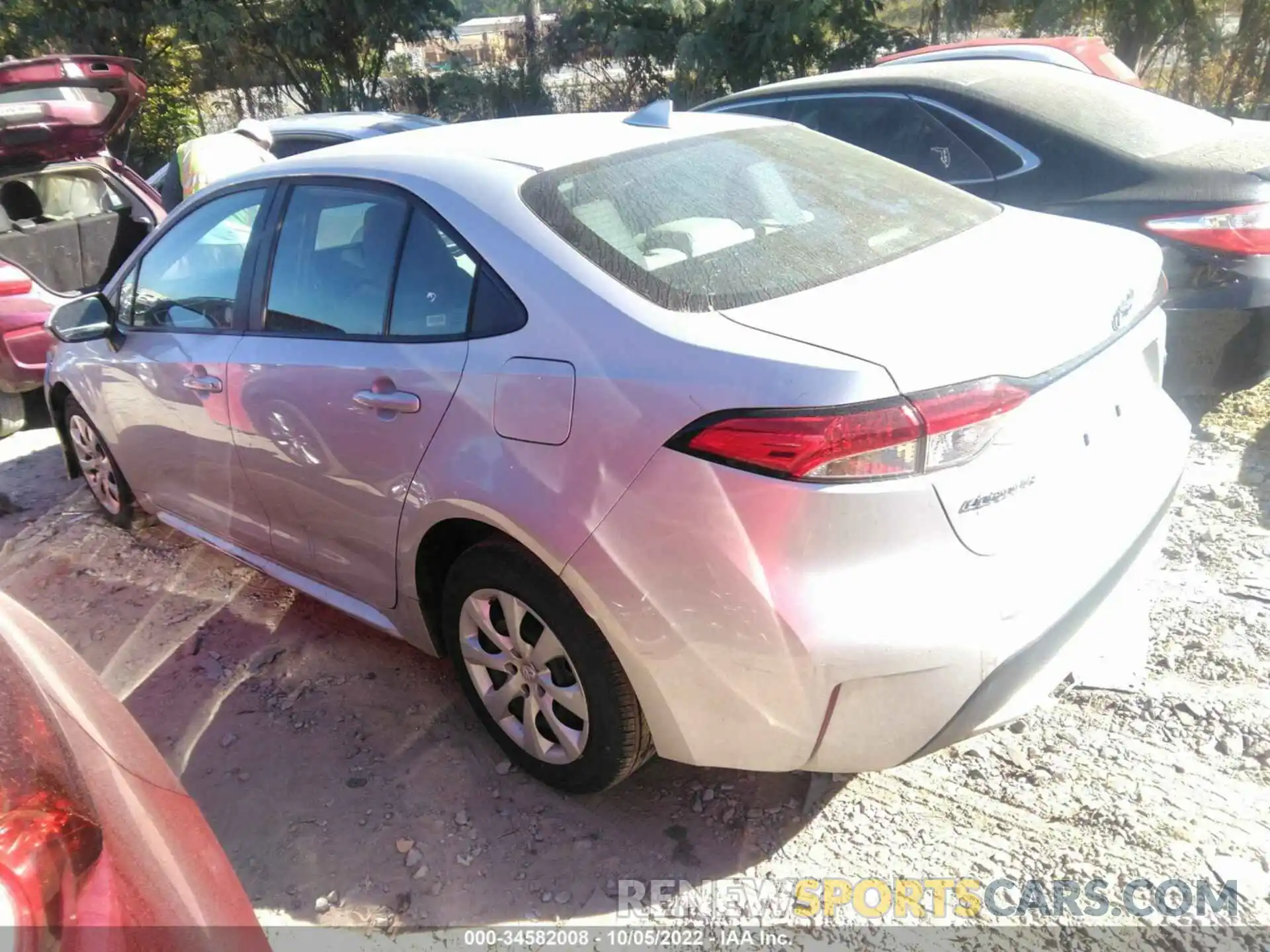 3 Photograph of a damaged car 5YFEPMAE3MP231179 TOYOTA COROLLA 2021