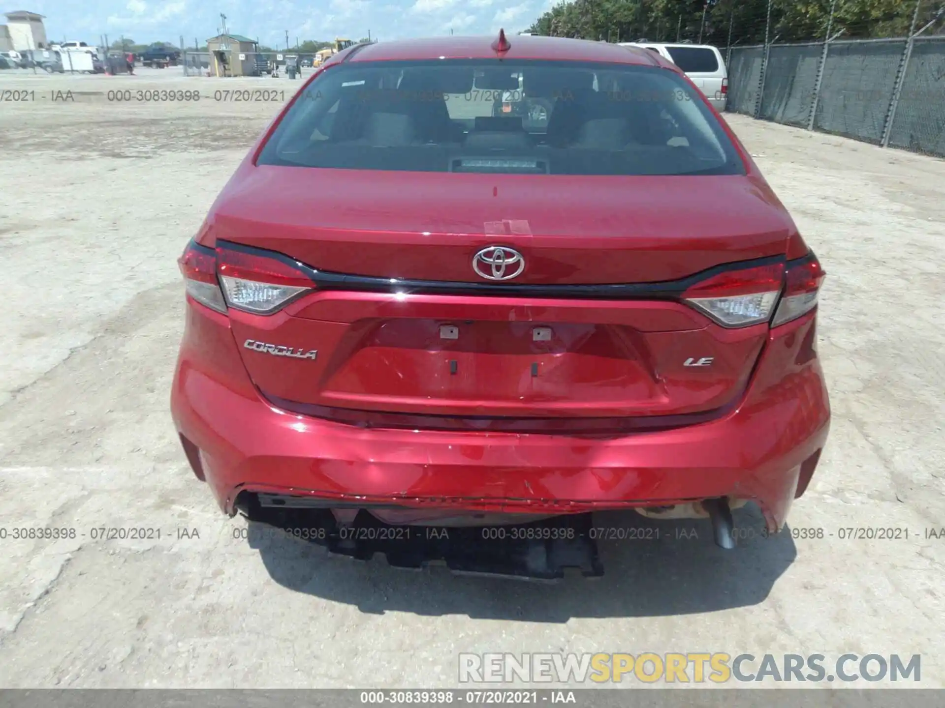 6 Photograph of a damaged car 5YFEPMAE3MP232252 TOYOTA COROLLA 2021