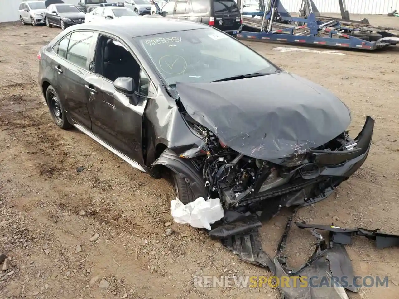 1 Photograph of a damaged car 5YFEPMAE3MP232719 TOYOTA COROLLA 2021