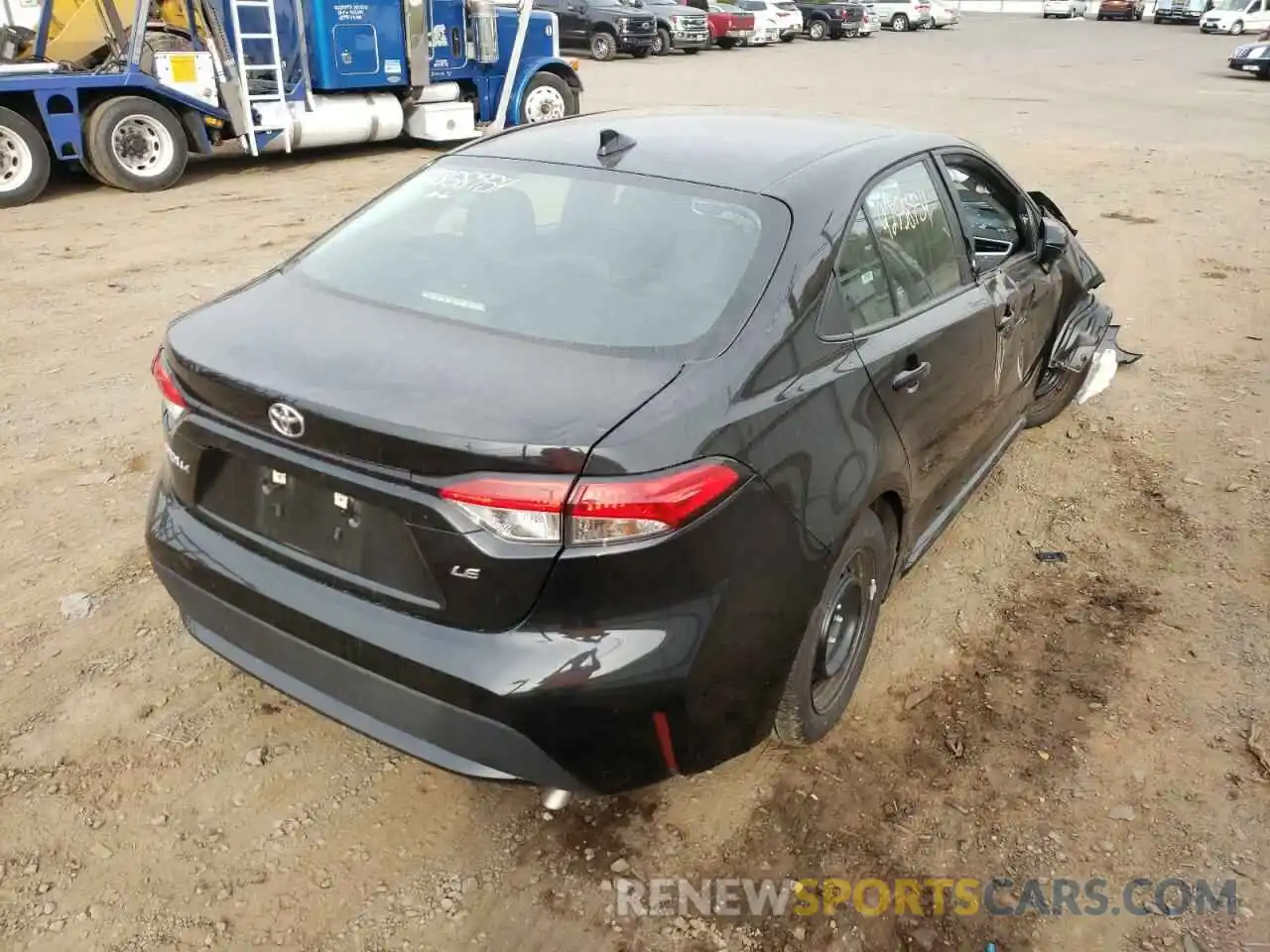 4 Photograph of a damaged car 5YFEPMAE3MP232719 TOYOTA COROLLA 2021