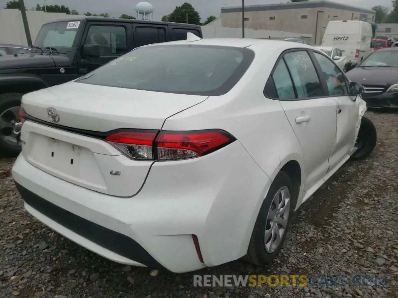 4 Photograph of a damaged car 5YFEPMAE3MP232848 TOYOTA COROLLA 2021