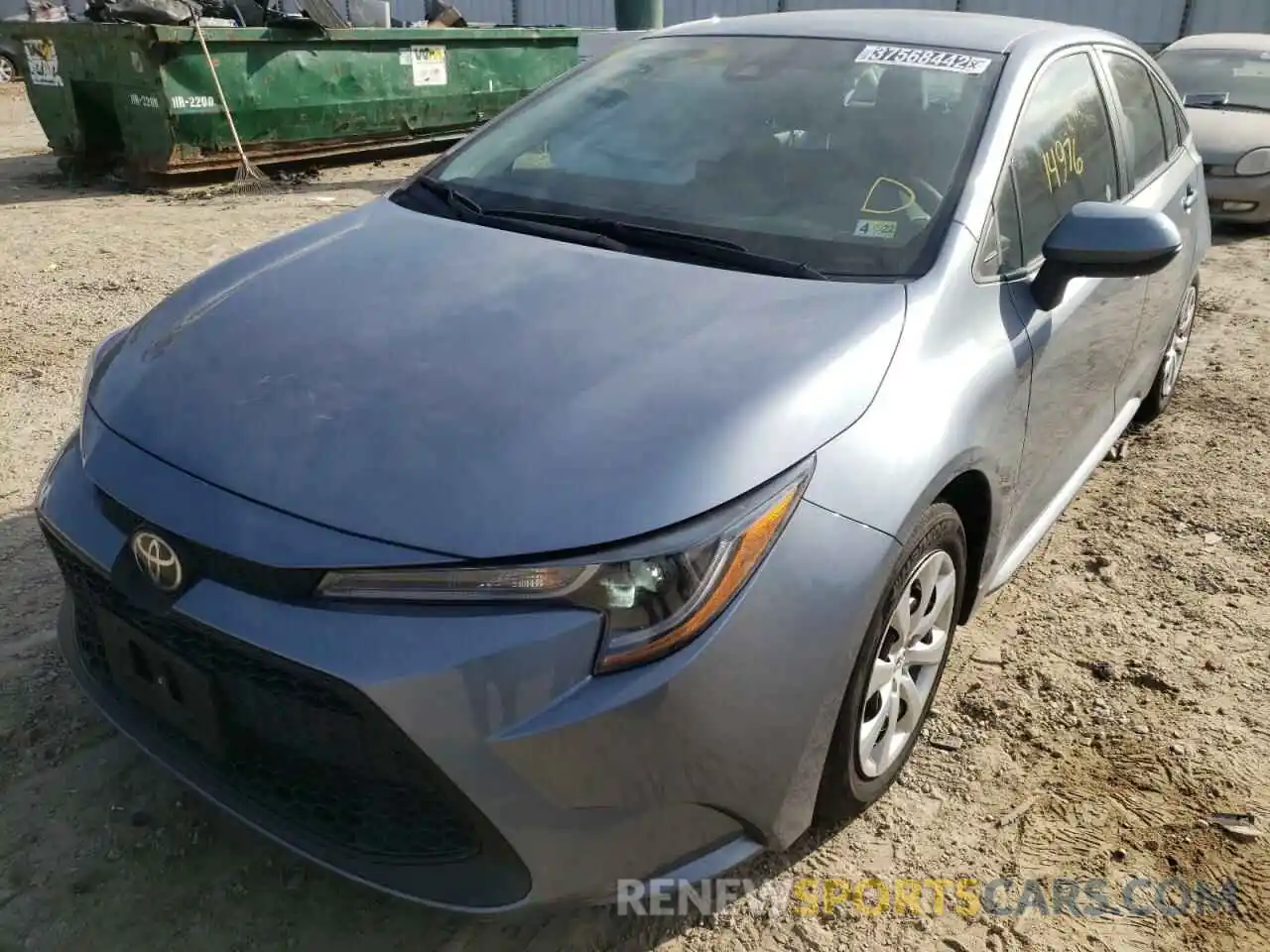 2 Photograph of a damaged car 5YFEPMAE3MP234020 TOYOTA COROLLA 2021