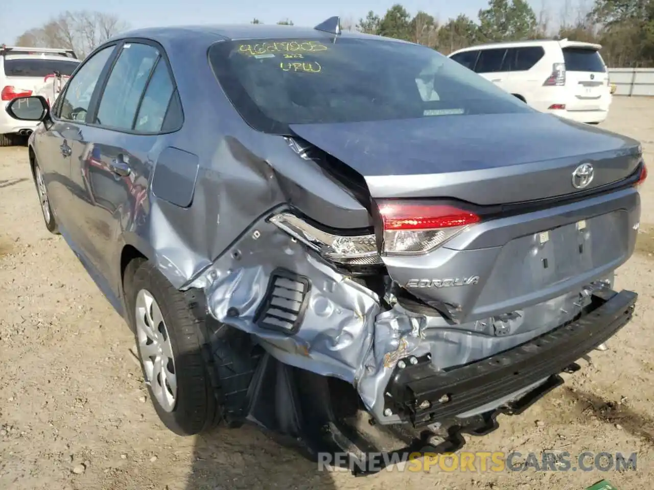 3 Photograph of a damaged car 5YFEPMAE3MP234020 TOYOTA COROLLA 2021