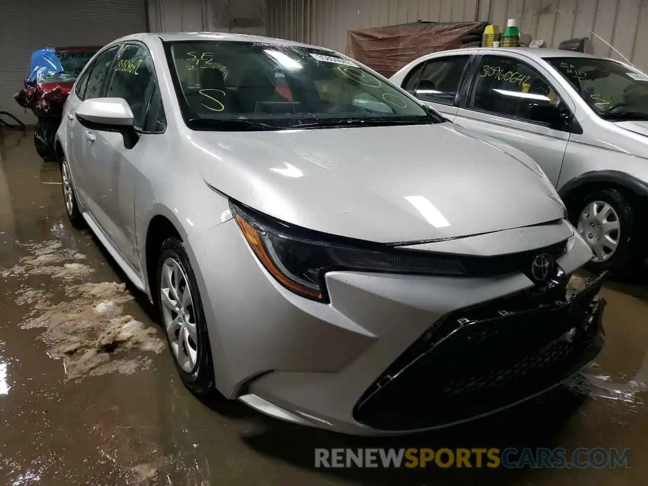 1 Photograph of a damaged car 5YFEPMAE3MP234518 TOYOTA COROLLA 2021