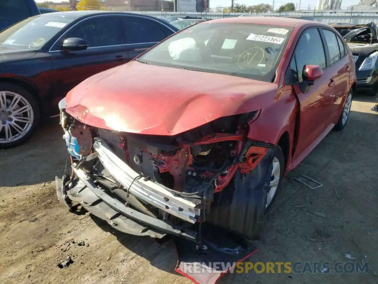 1 Photograph of a damaged car 5YFEPMAE3MP234700 TOYOTA COROLLA 2021