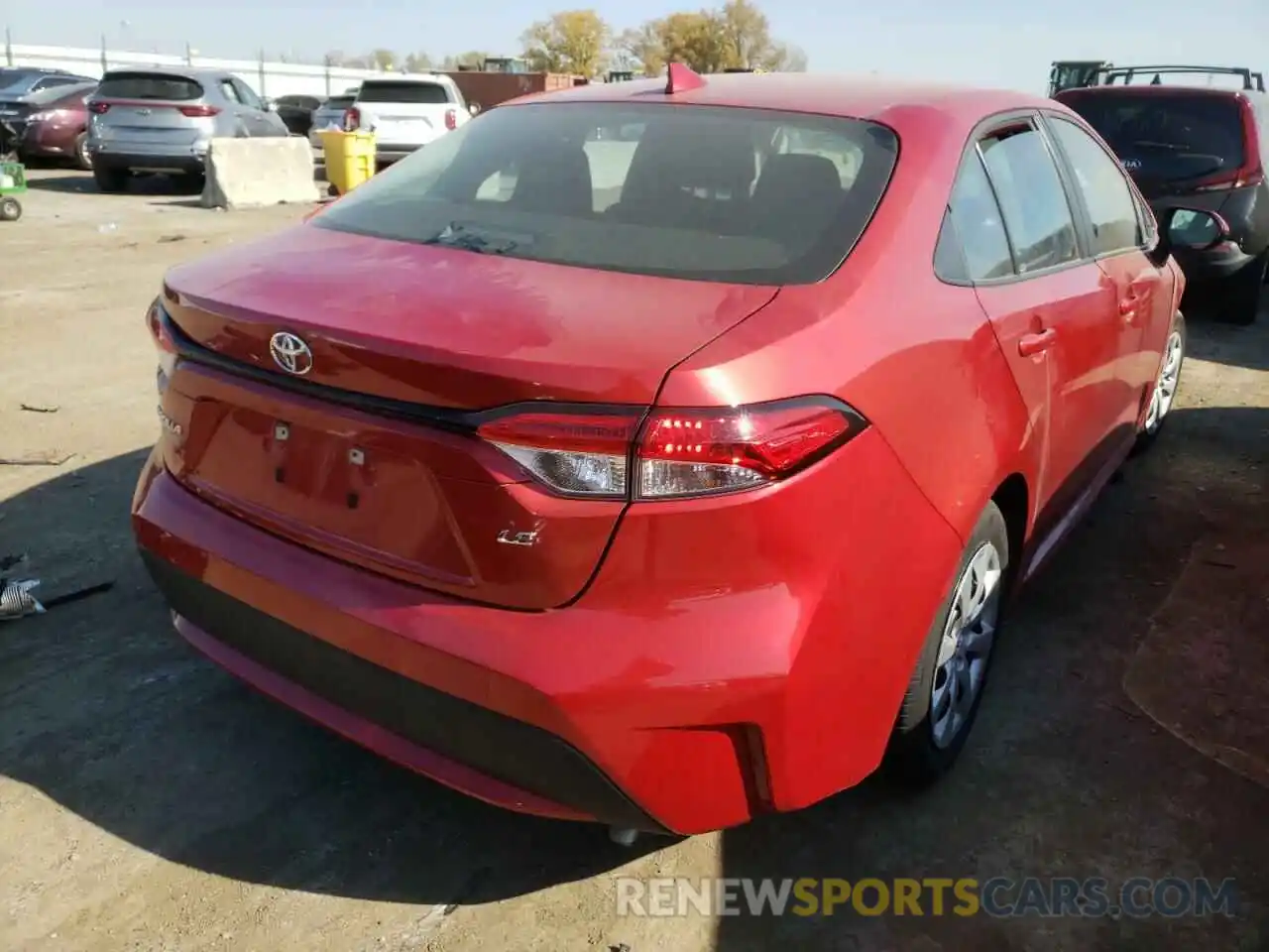 3 Photograph of a damaged car 5YFEPMAE3MP234700 TOYOTA COROLLA 2021