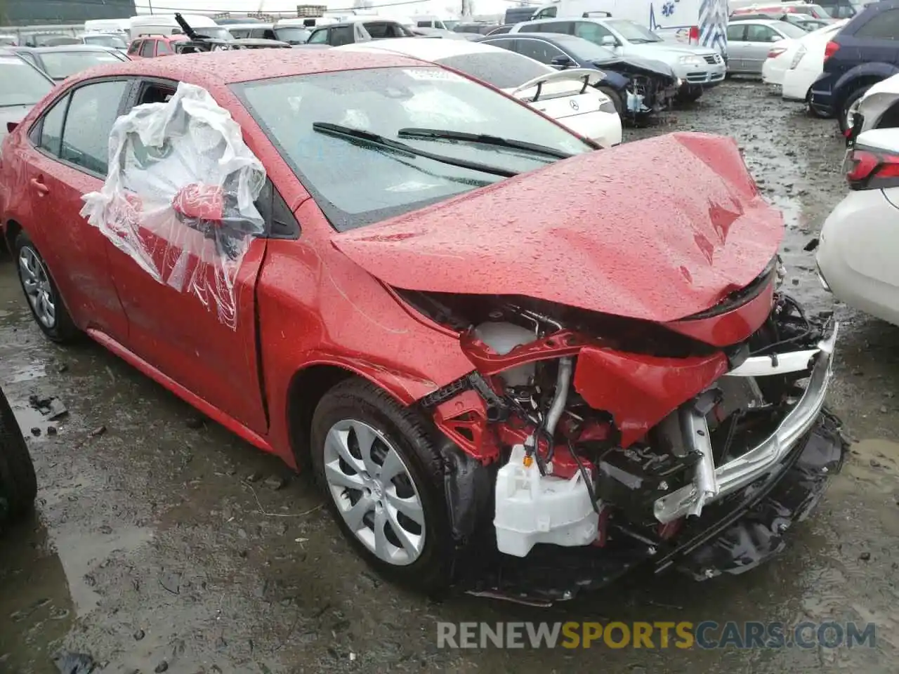 1 Photograph of a damaged car 5YFEPMAE3MP234759 TOYOTA COROLLA 2021