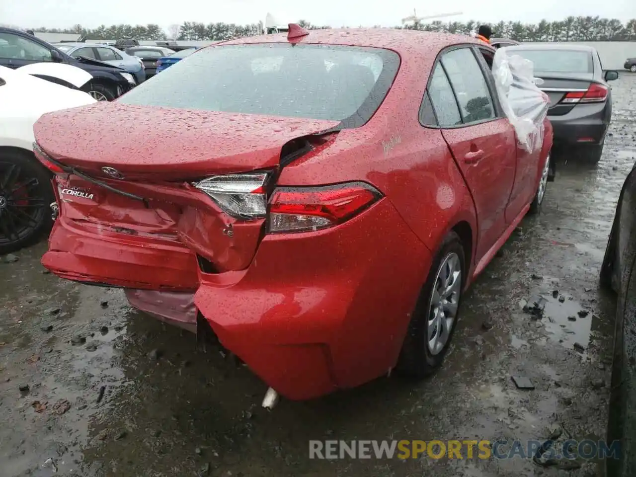 4 Photograph of a damaged car 5YFEPMAE3MP234759 TOYOTA COROLLA 2021