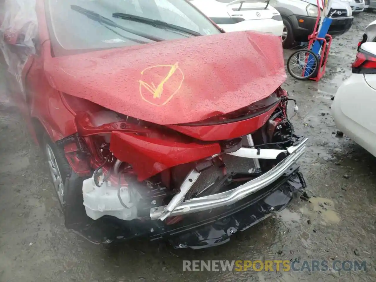 9 Photograph of a damaged car 5YFEPMAE3MP234759 TOYOTA COROLLA 2021