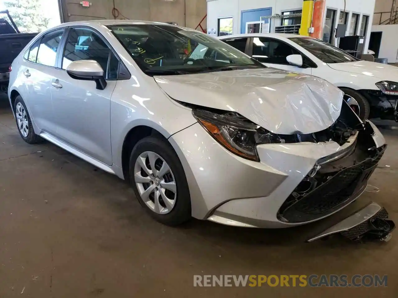 1 Photograph of a damaged car 5YFEPMAE3MP234793 TOYOTA COROLLA 2021