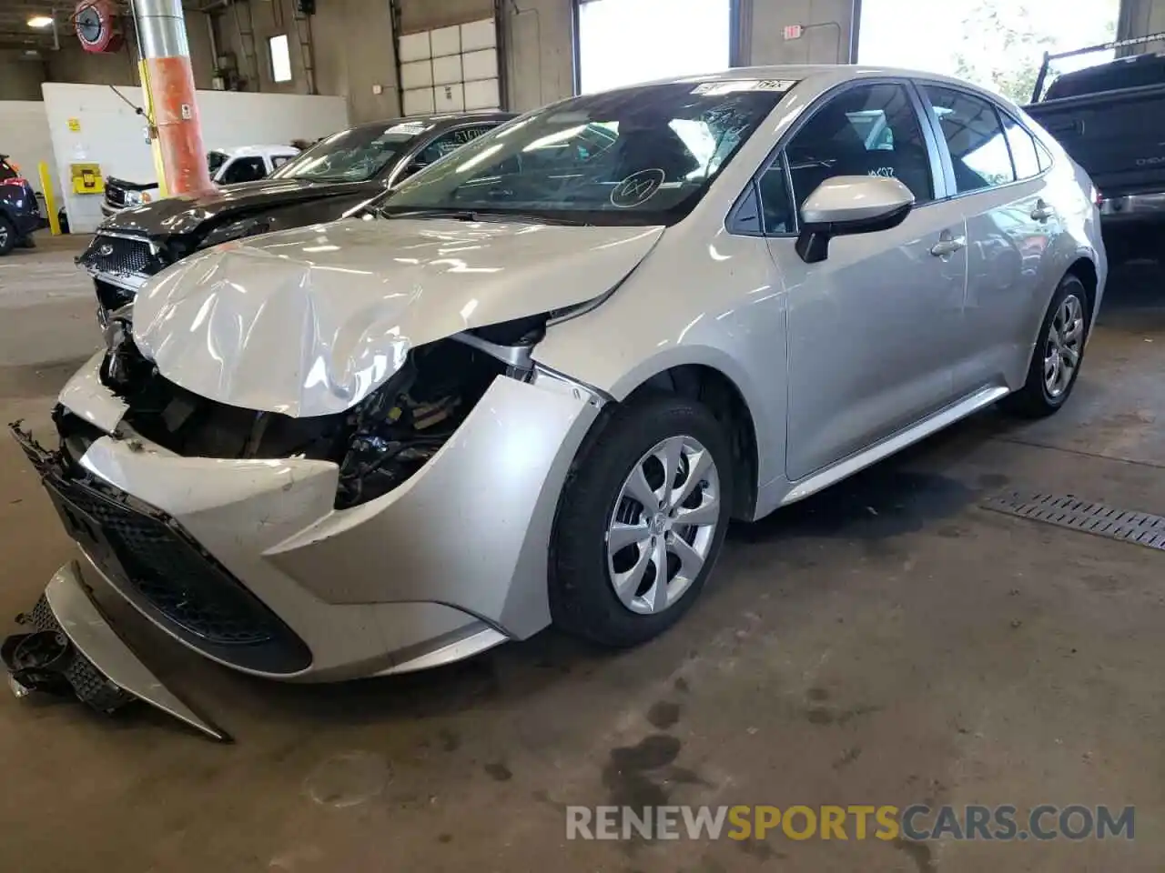 2 Photograph of a damaged car 5YFEPMAE3MP234793 TOYOTA COROLLA 2021