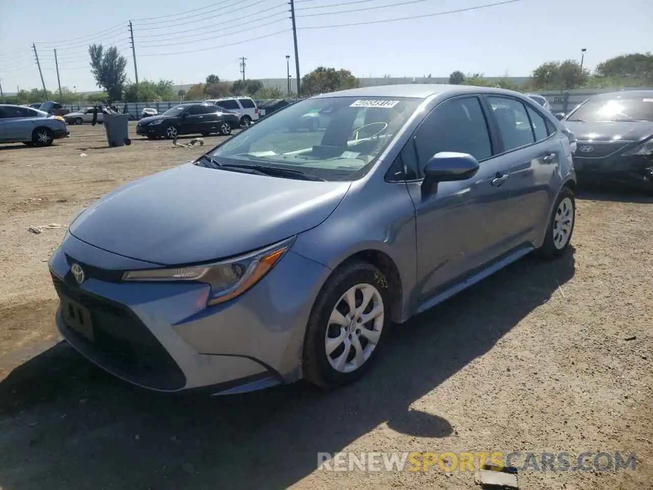 2 Photograph of a damaged car 5YFEPMAE3MP235684 TOYOTA COROLLA 2021