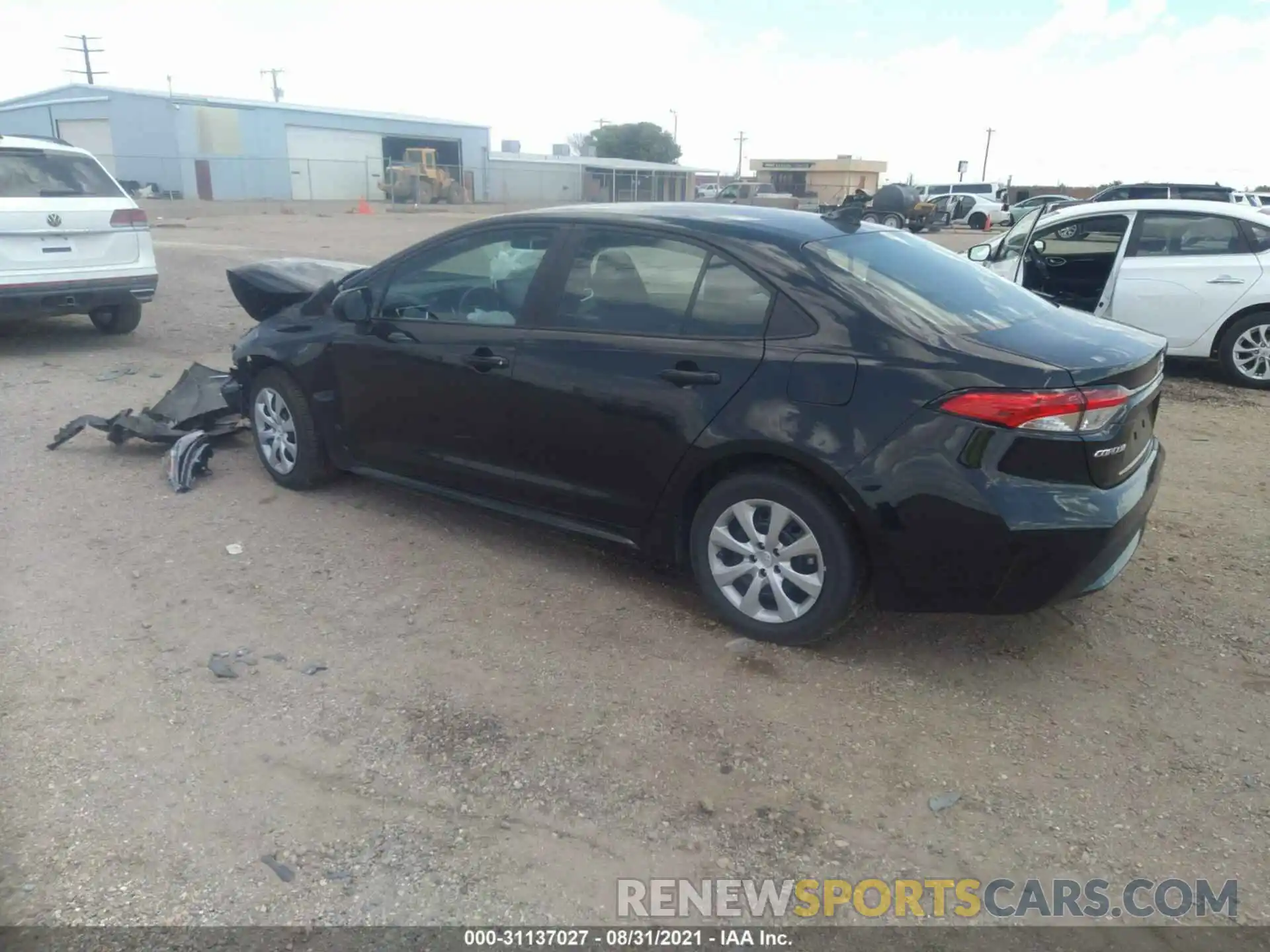 3 Photograph of a damaged car 5YFEPMAE3MP237693 TOYOTA COROLLA 2021