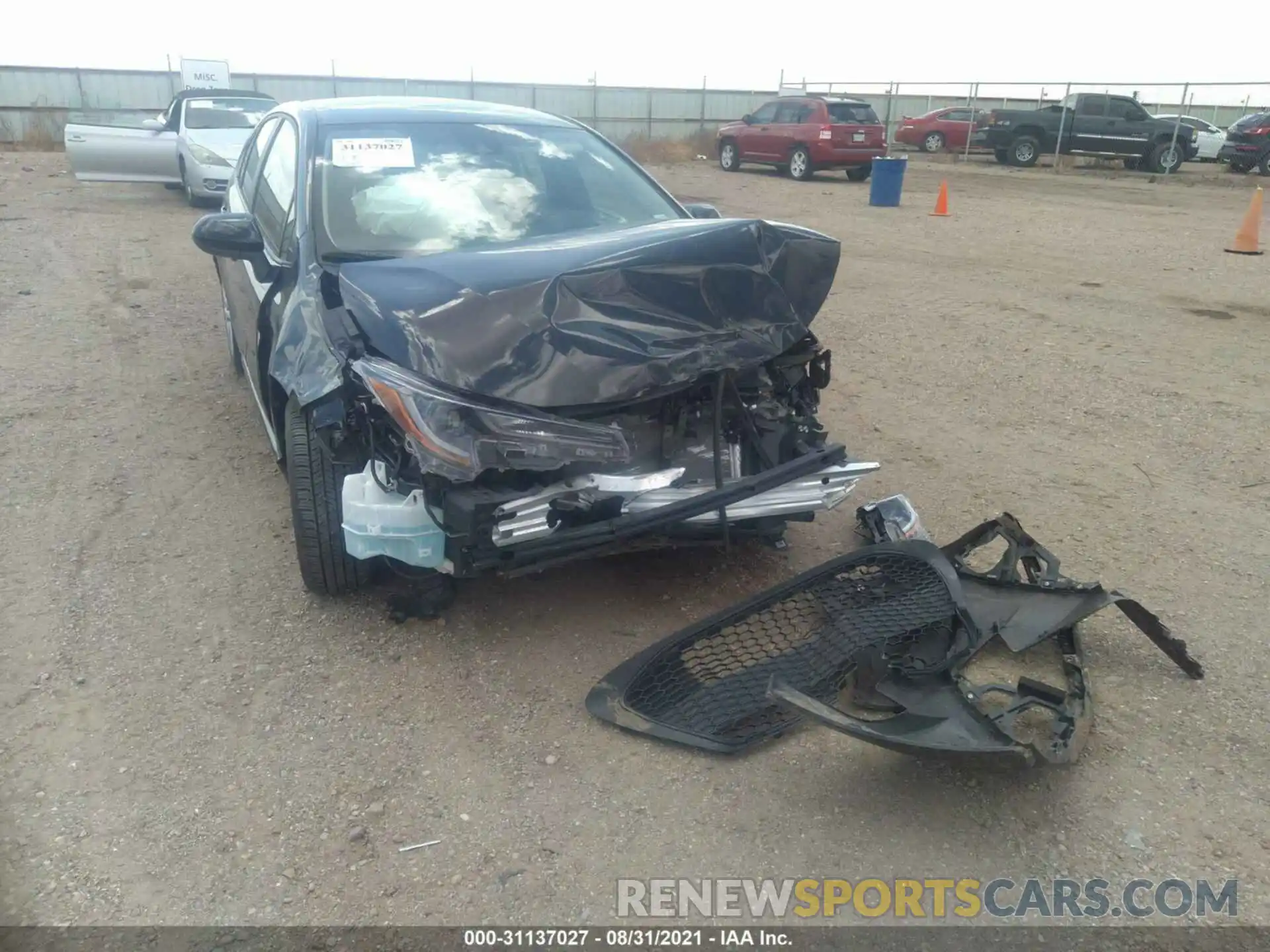 6 Photograph of a damaged car 5YFEPMAE3MP237693 TOYOTA COROLLA 2021