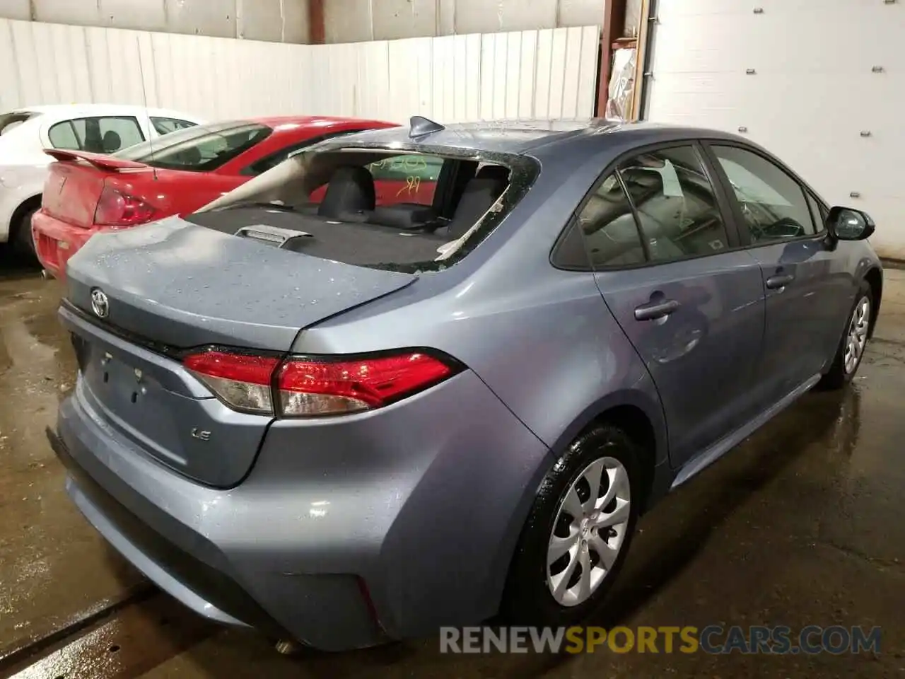 4 Photograph of a damaged car 5YFEPMAE3MP238309 TOYOTA COROLLA 2021