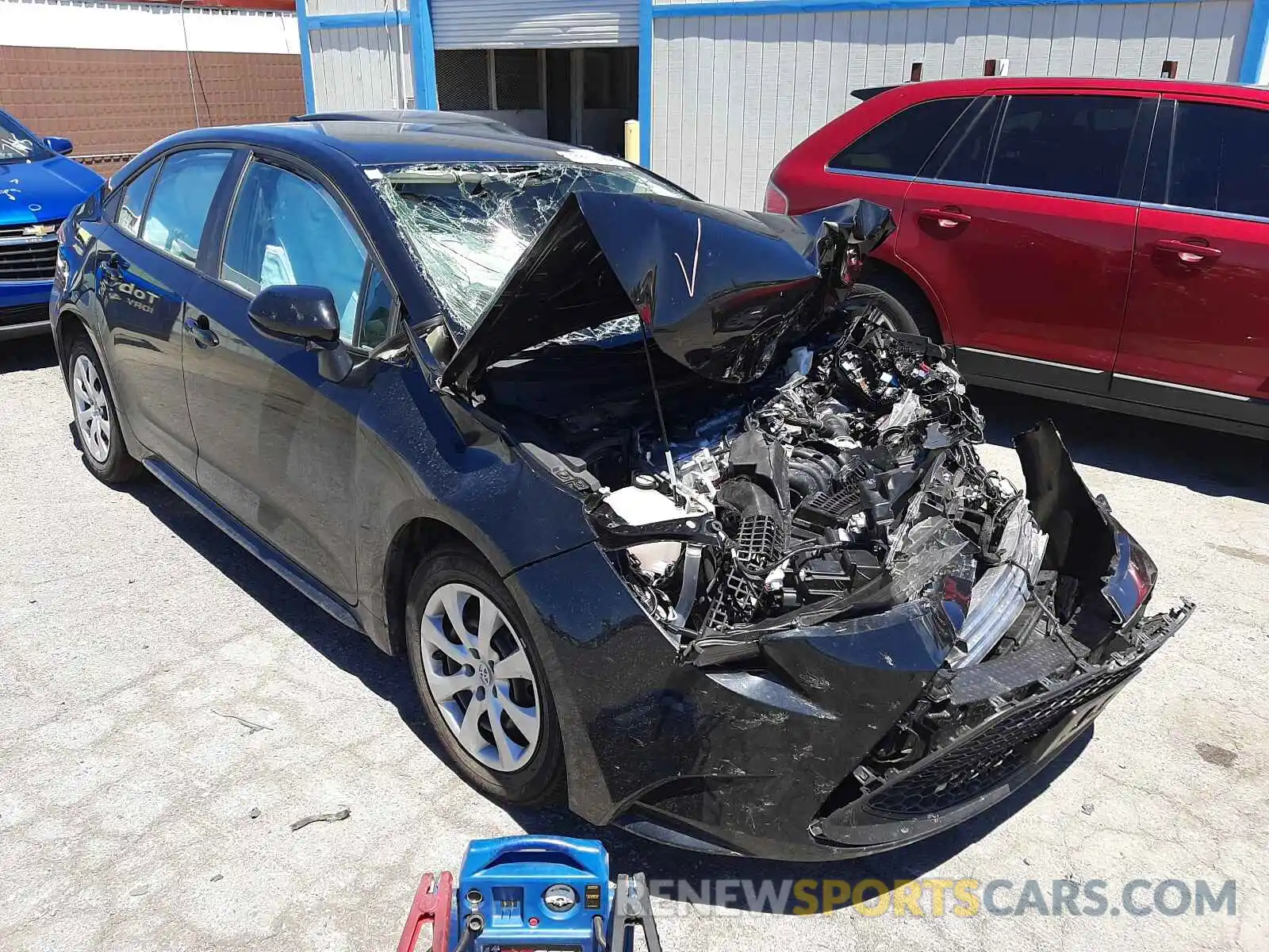 1 Photograph of a damaged car 5YFEPMAE3MP238519 TOYOTA COROLLA 2021