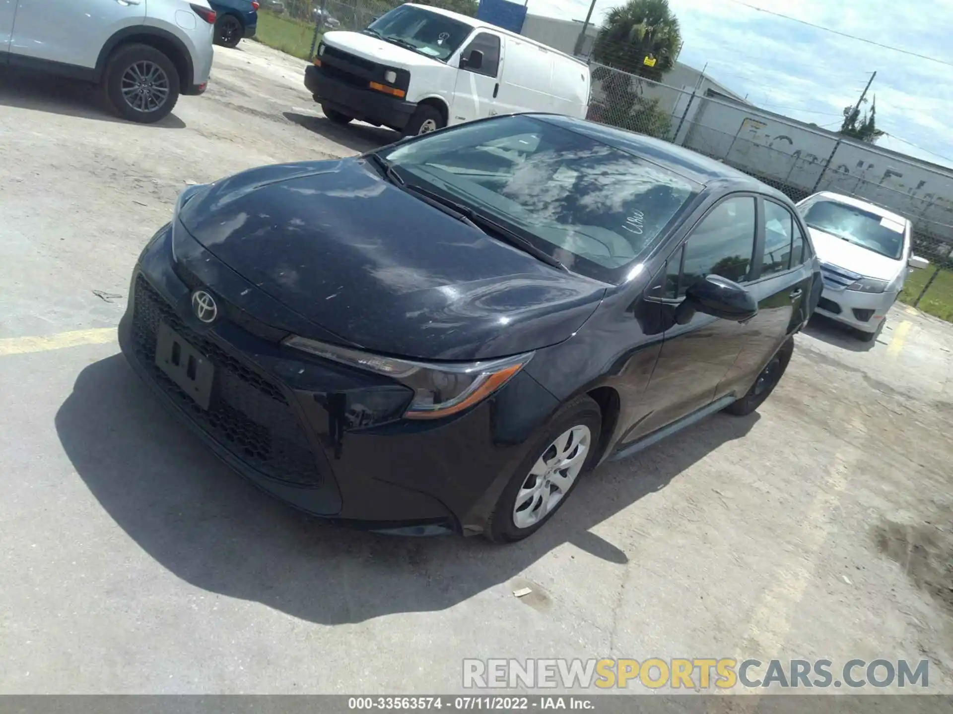 2 Photograph of a damaged car 5YFEPMAE3MP239041 TOYOTA COROLLA 2021