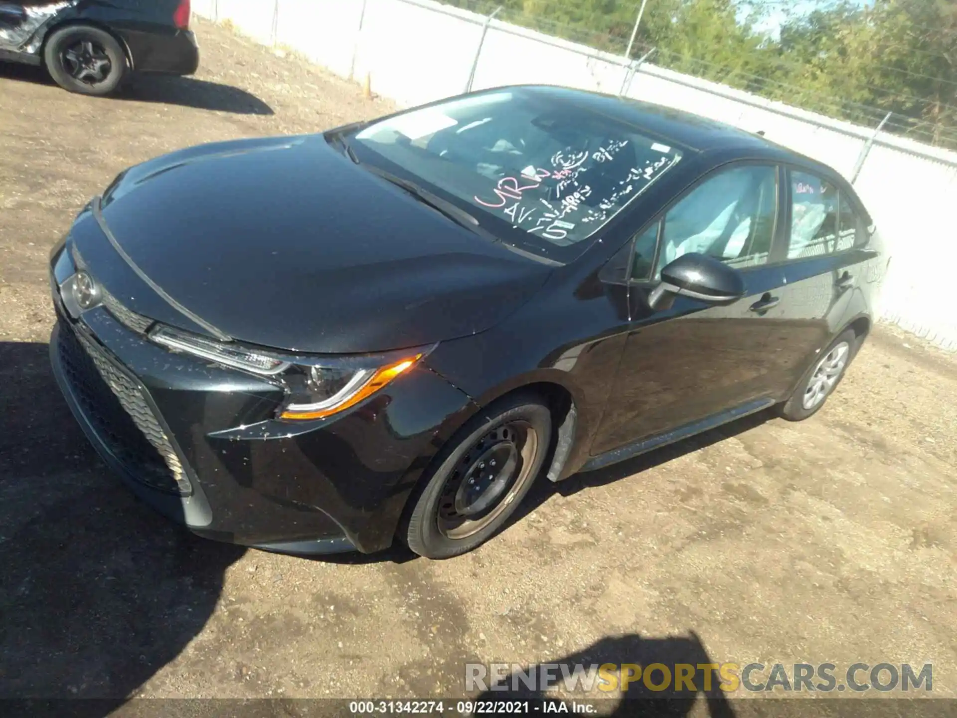 2 Photograph of a damaged car 5YFEPMAE3MP239217 TOYOTA COROLLA 2021