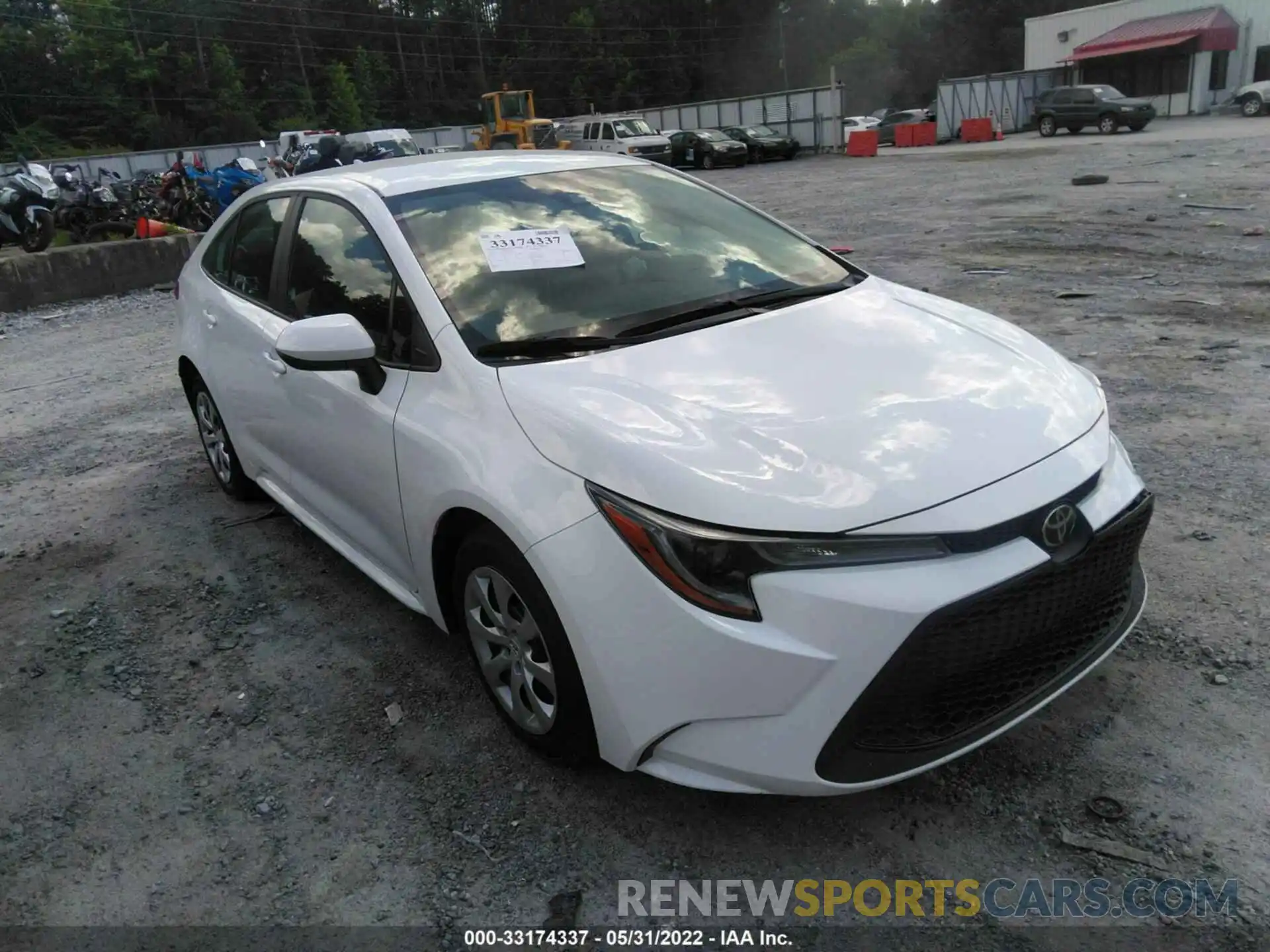 1 Photograph of a damaged car 5YFEPMAE3MP239783 TOYOTA COROLLA 2021