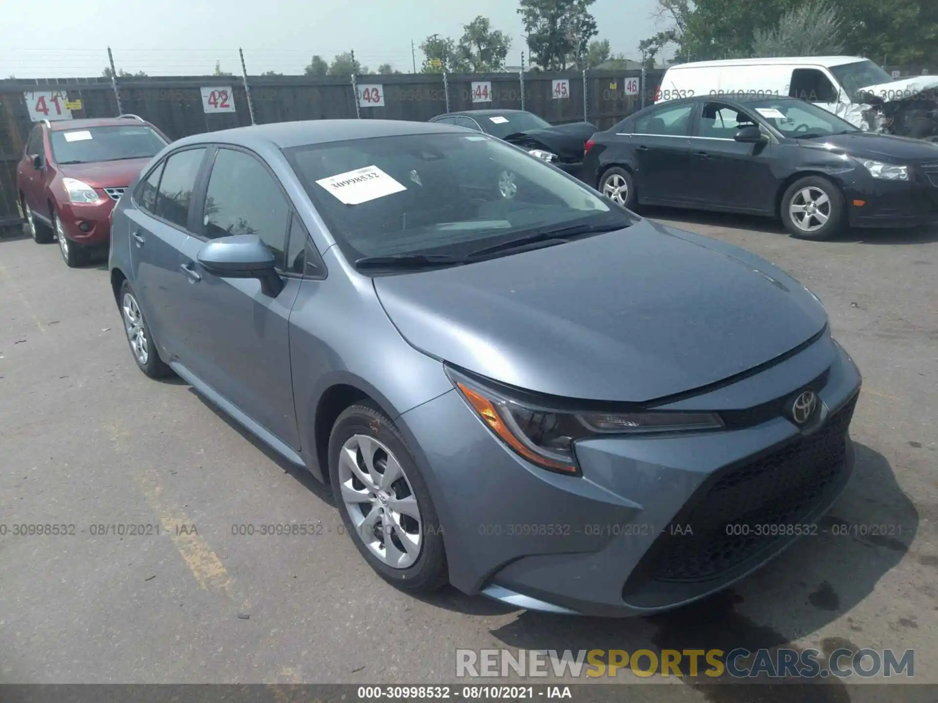 1 Photograph of a damaged car 5YFEPMAE3MP240464 TOYOTA COROLLA 2021