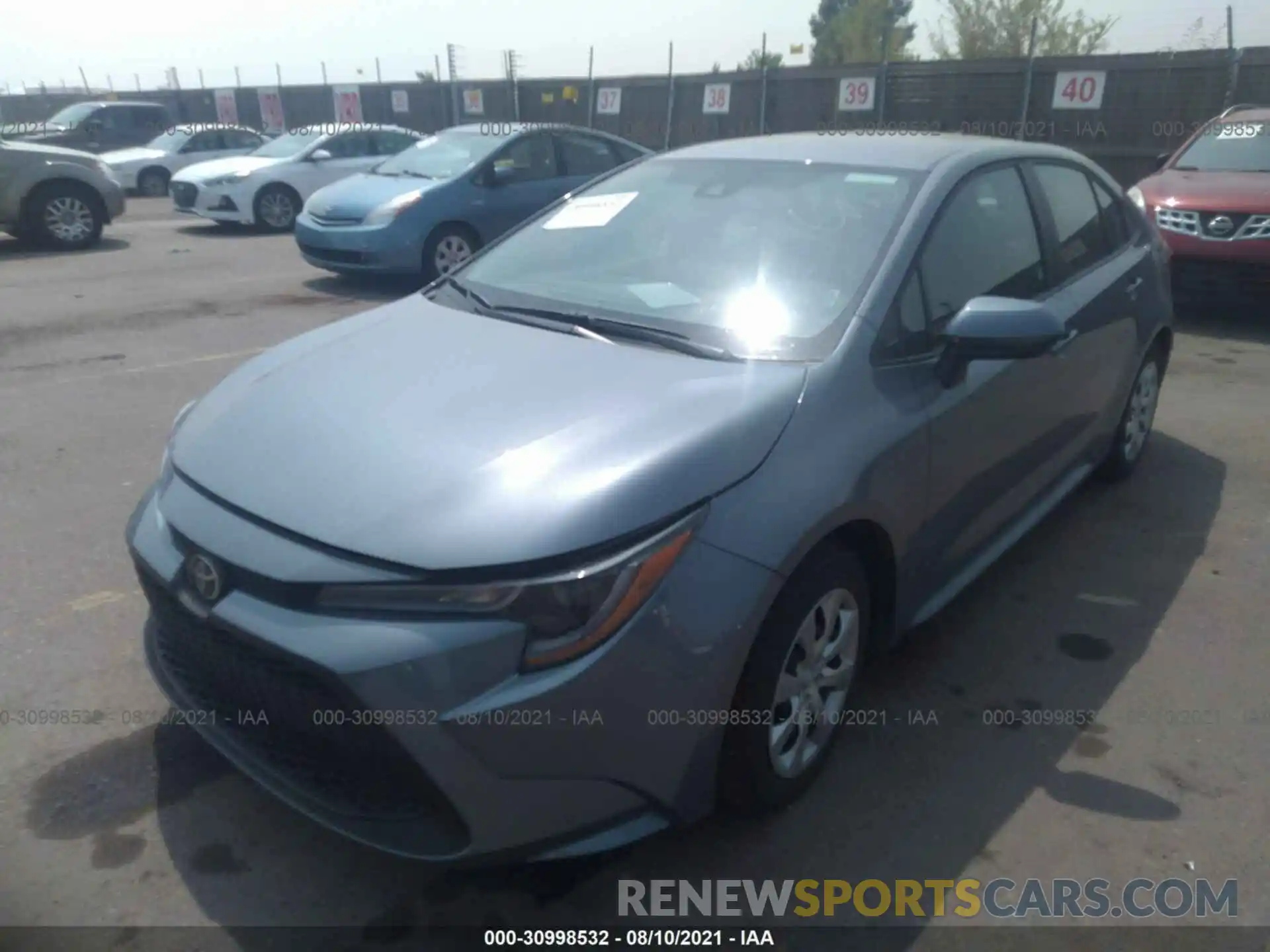 2 Photograph of a damaged car 5YFEPMAE3MP240464 TOYOTA COROLLA 2021