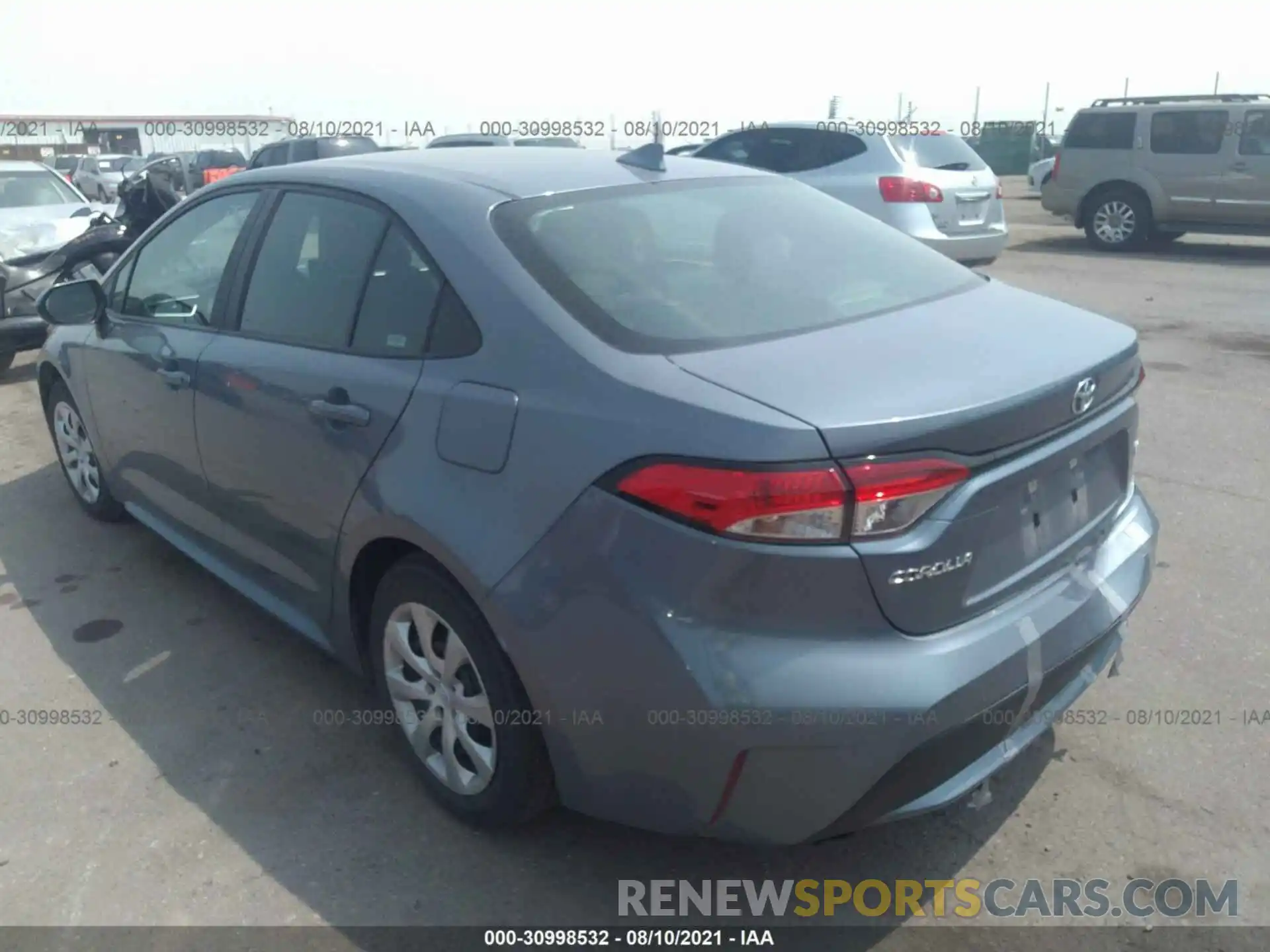 3 Photograph of a damaged car 5YFEPMAE3MP240464 TOYOTA COROLLA 2021