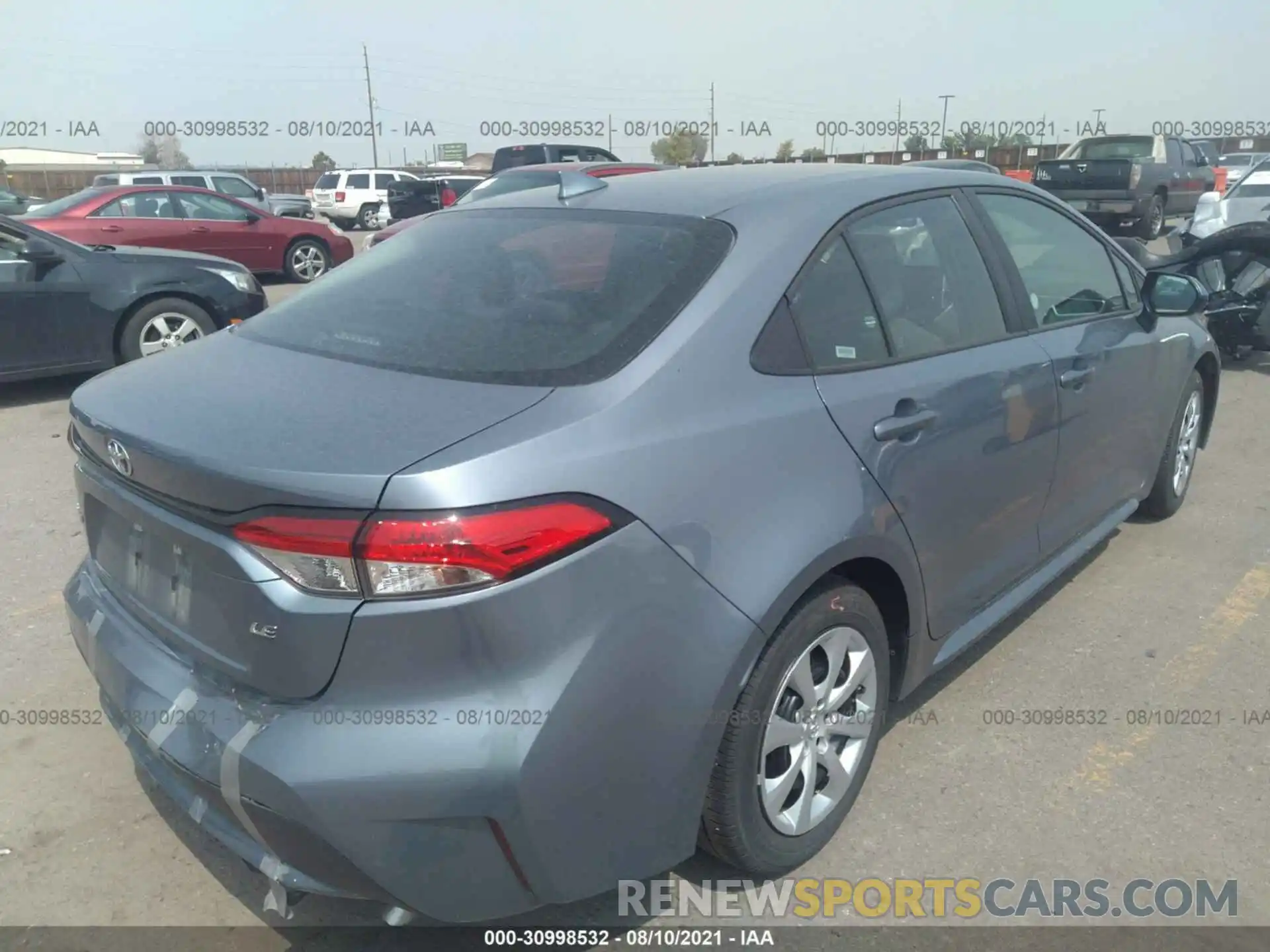 4 Photograph of a damaged car 5YFEPMAE3MP240464 TOYOTA COROLLA 2021