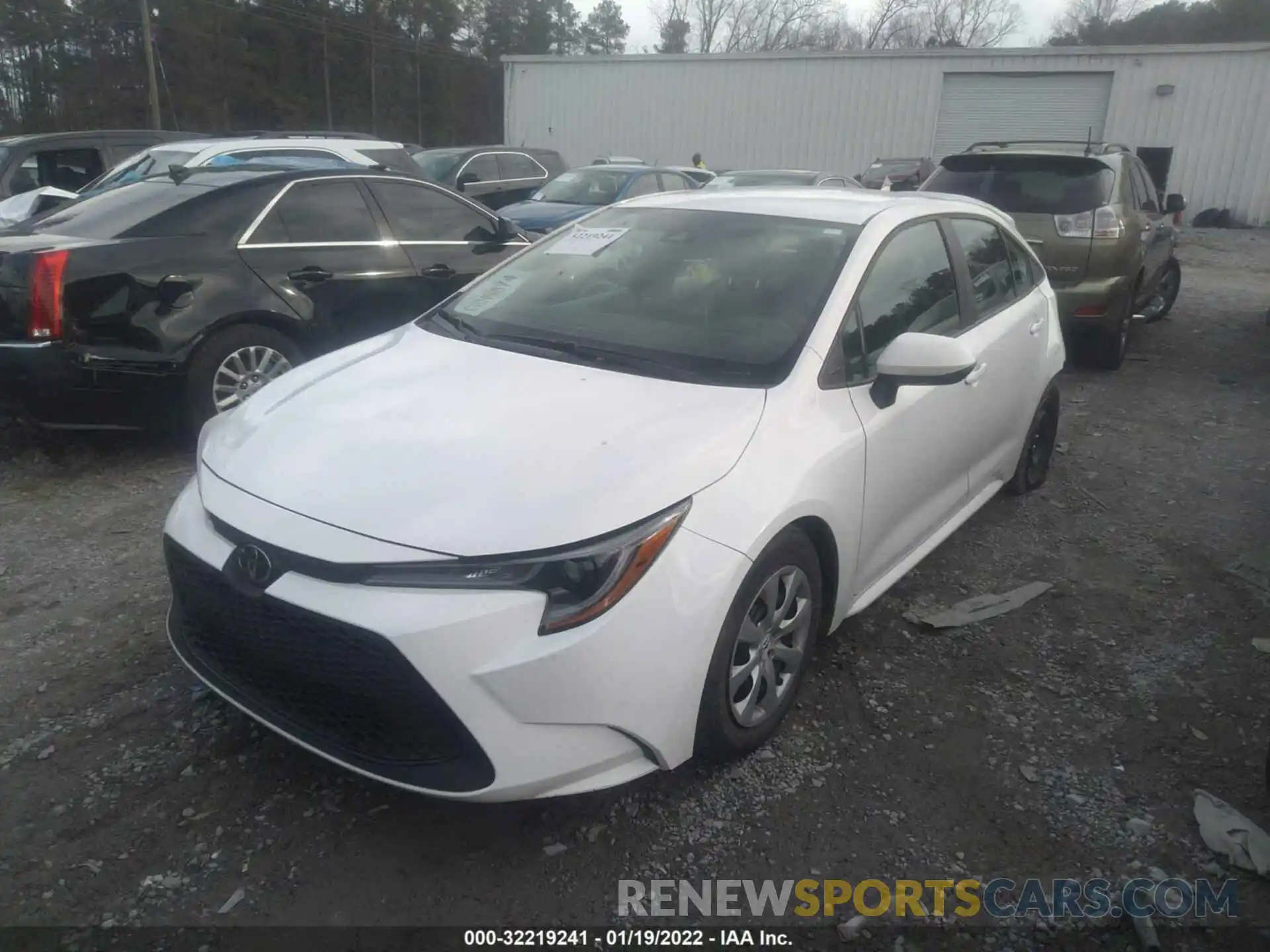 2 Photograph of a damaged car 5YFEPMAE3MP240903 TOYOTA COROLLA 2021