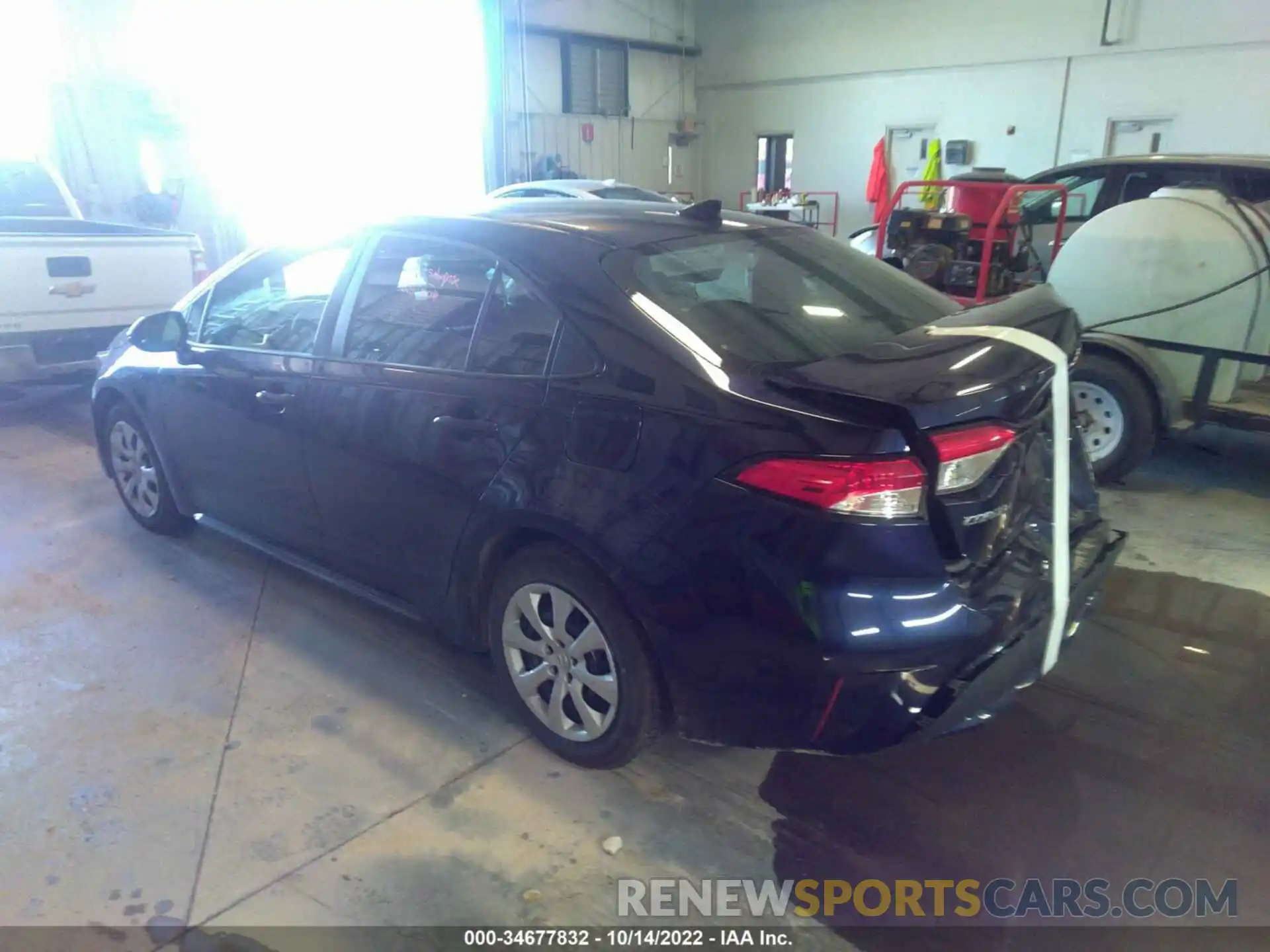 3 Photograph of a damaged car 5YFEPMAE3MP242182 TOYOTA COROLLA 2021