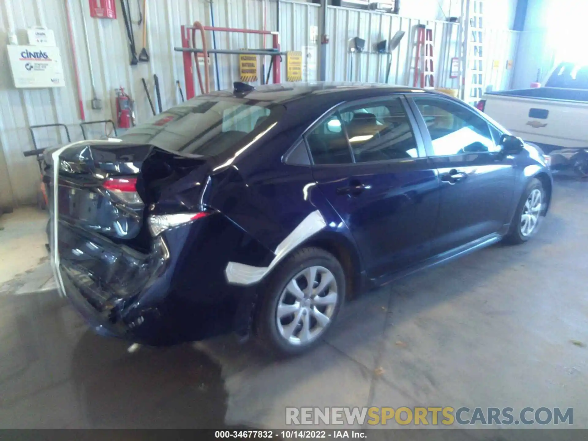 4 Photograph of a damaged car 5YFEPMAE3MP242182 TOYOTA COROLLA 2021